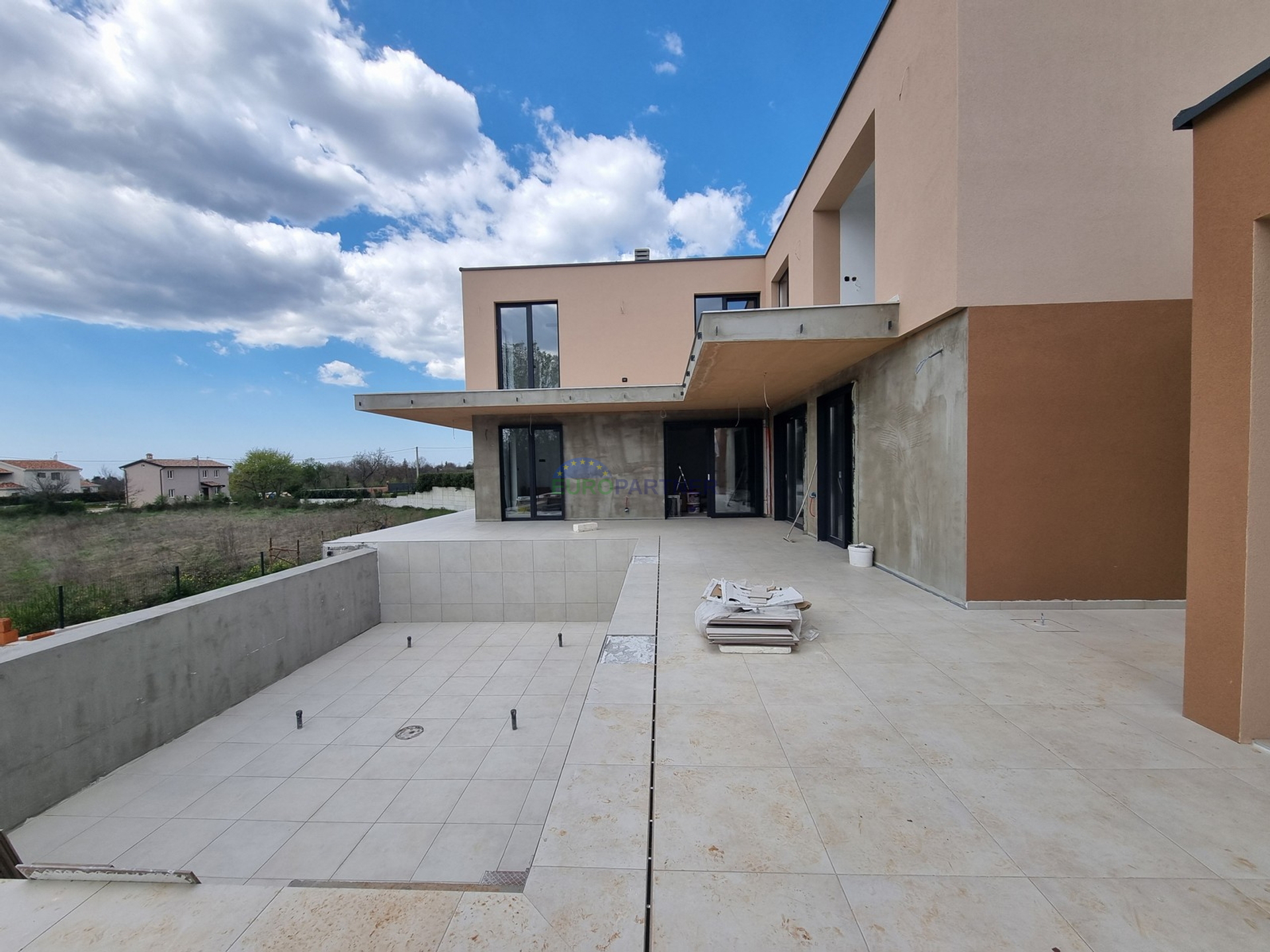 A beautiful villa with an open view of nature, Višnjan, surroundings