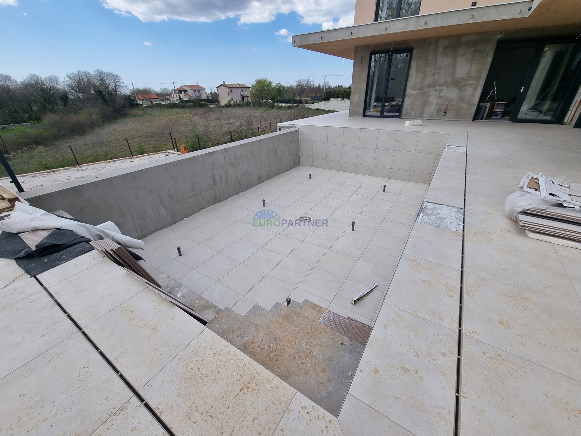 A beautiful villa with an open view of nature, Višnjan, surroundings