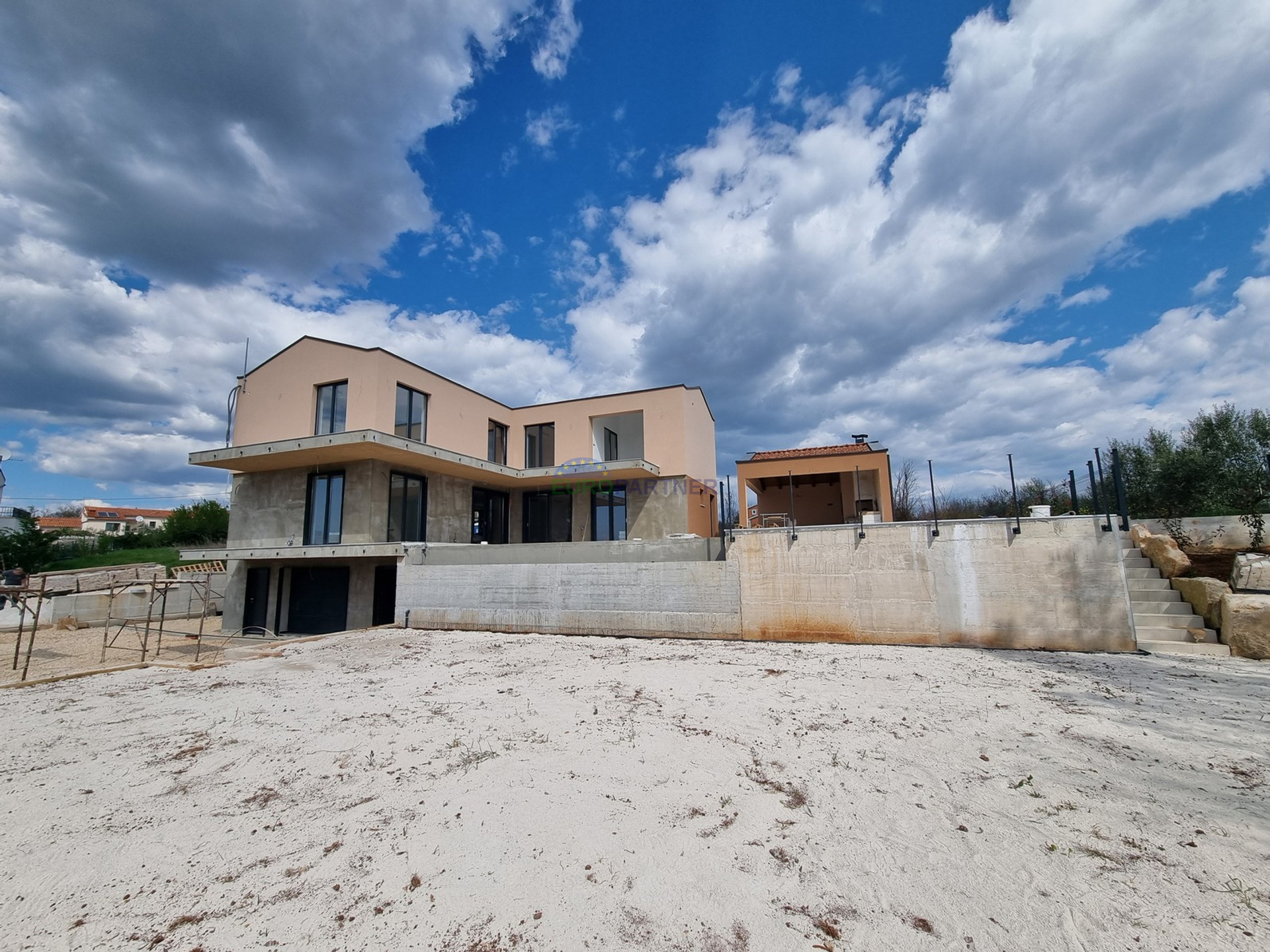 A beautiful villa with an open view of nature, Višnjan, surroundings