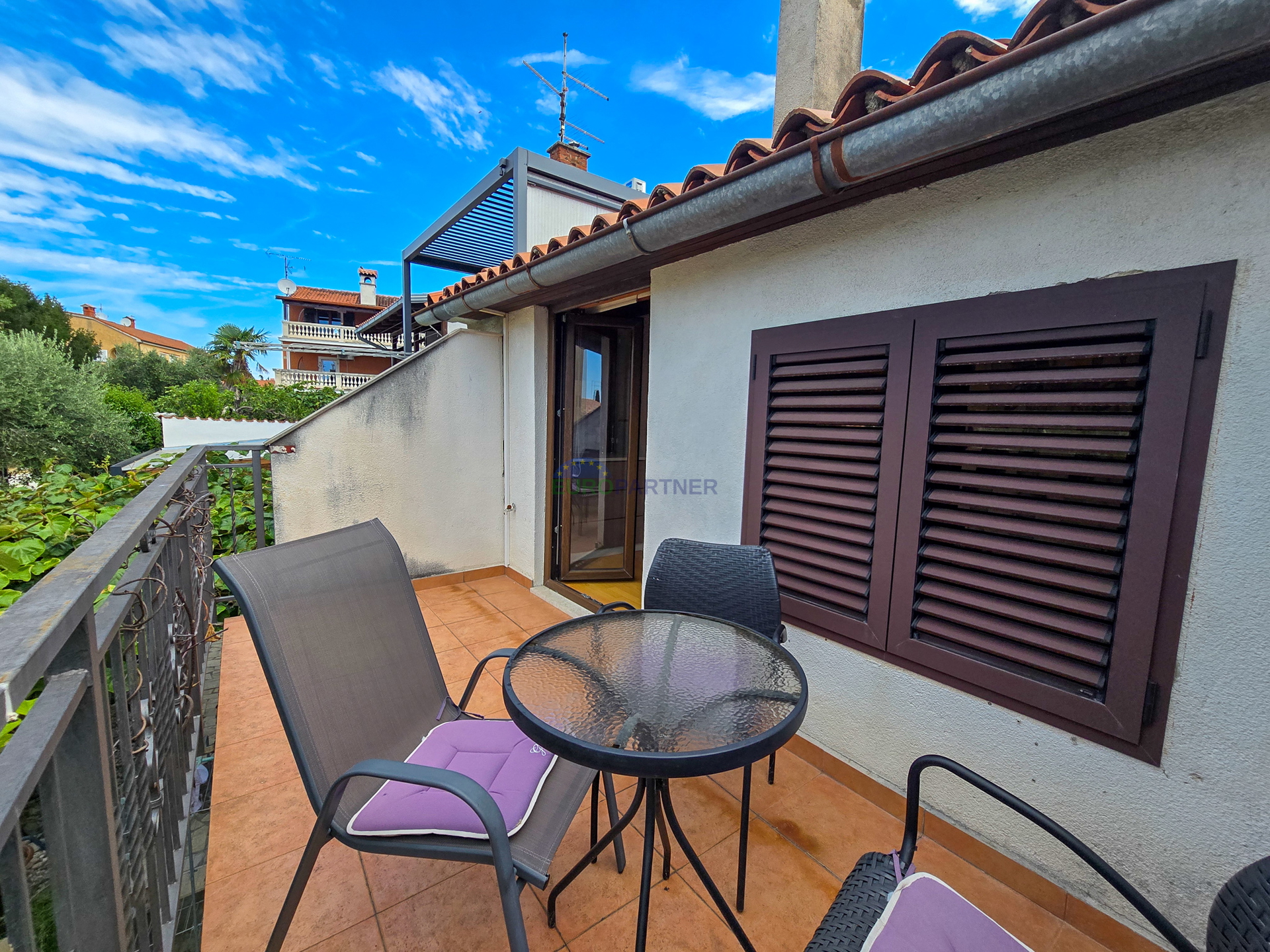 Wohnung mit Garten, Poreč, 800 m vom Meer entfernt