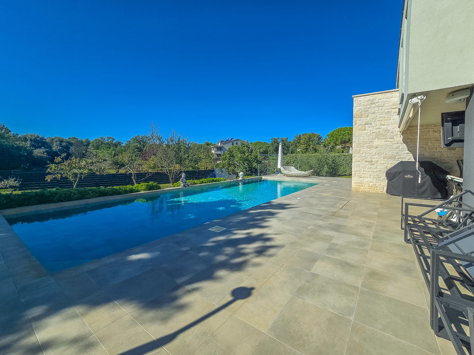 Villa of modern architecture and design with 4 bedrooms just 2 km from the center of Porec