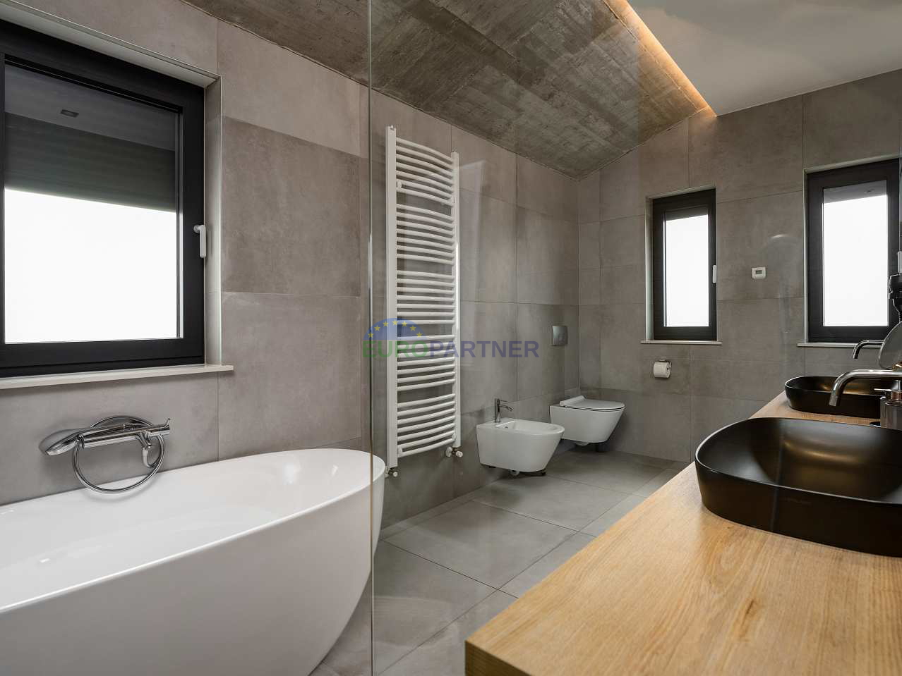 Moderna vila s pogledom na more, Poreč, 900m od mora