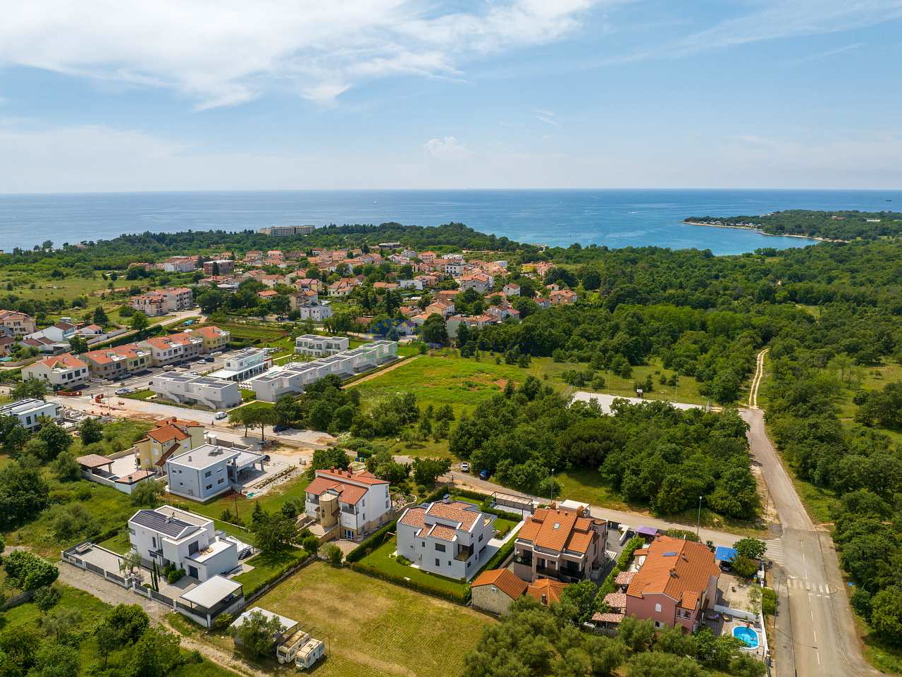 Moderna vila s pogledom na more, Poreč, 900m od mora