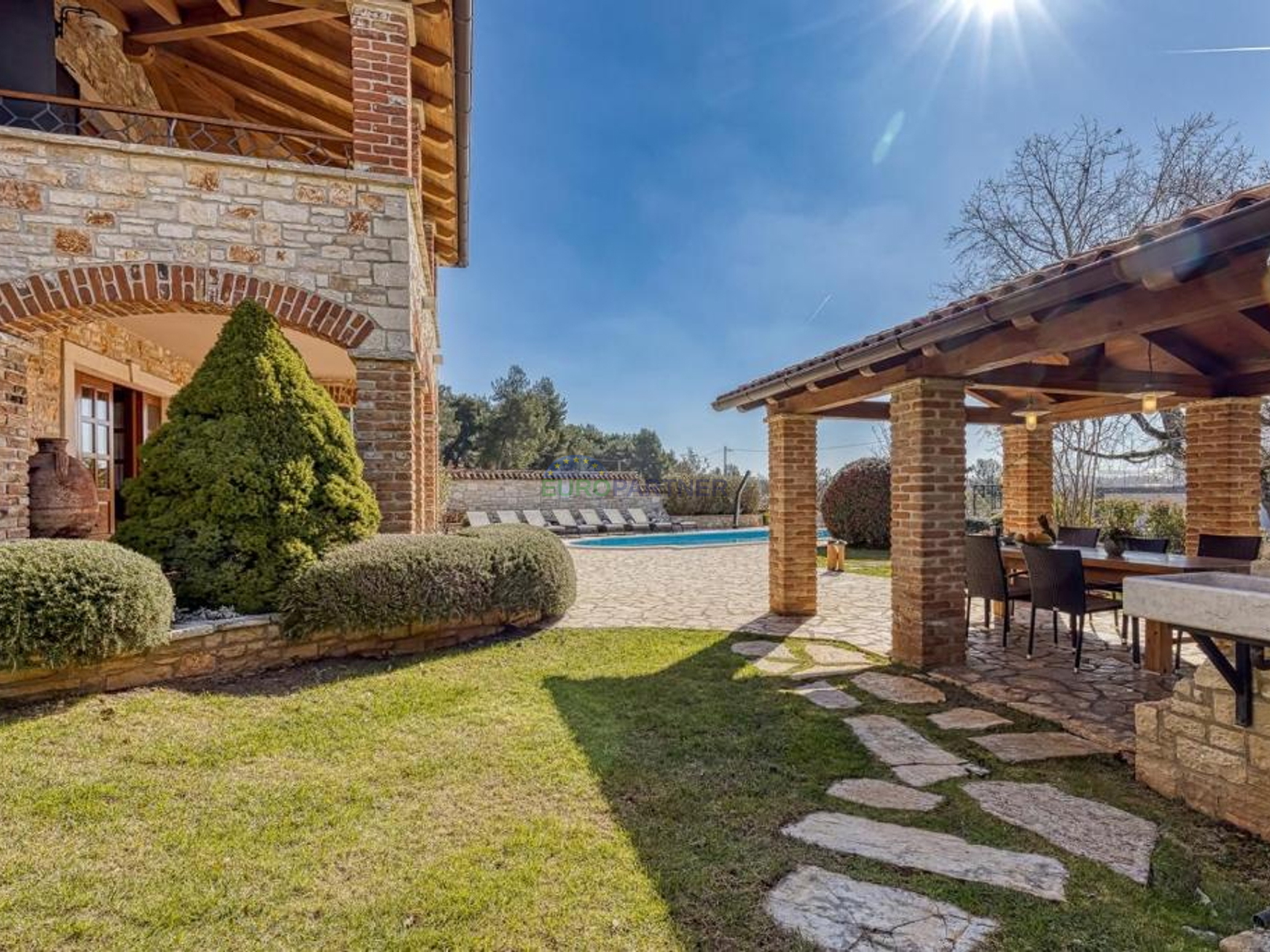 Unica villa in pietra autoctona con piscina, Porec
