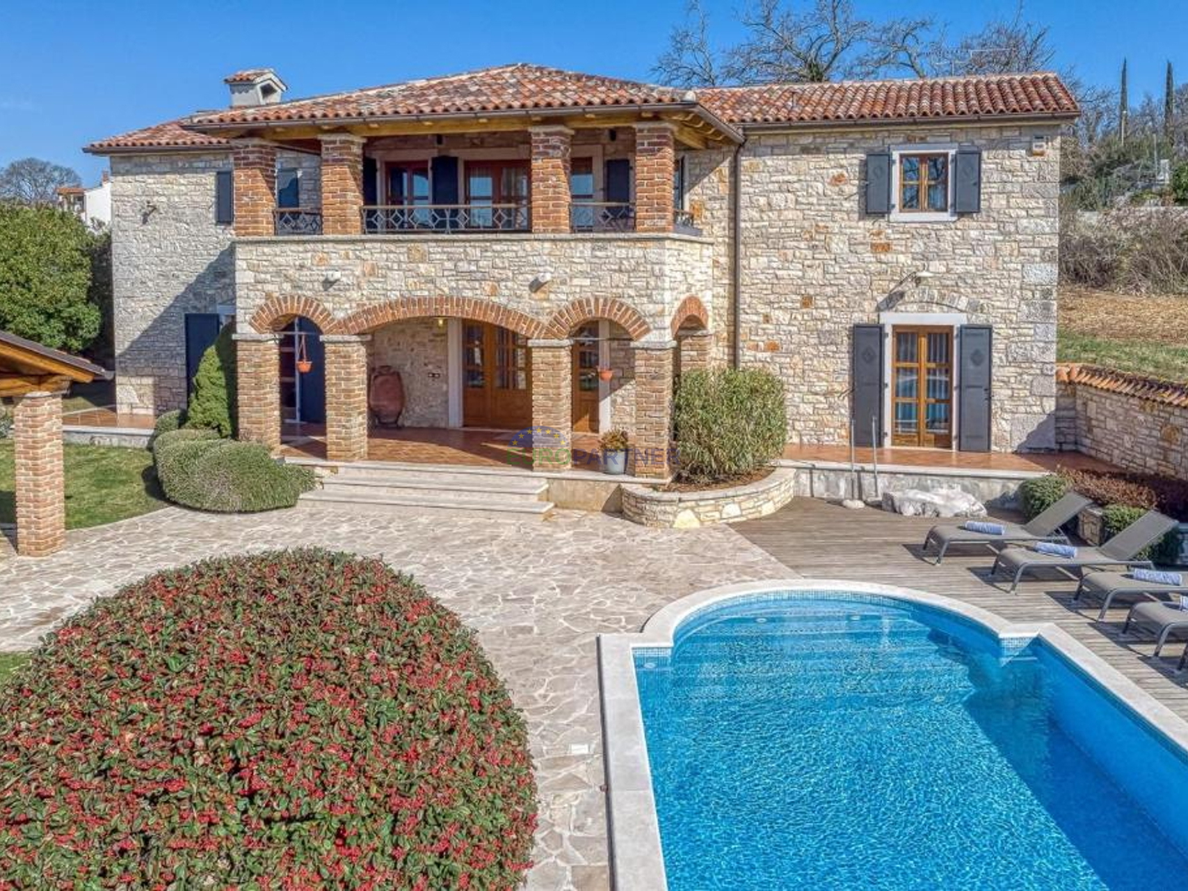 Unica villa in pietra autoctona con piscina, Porec