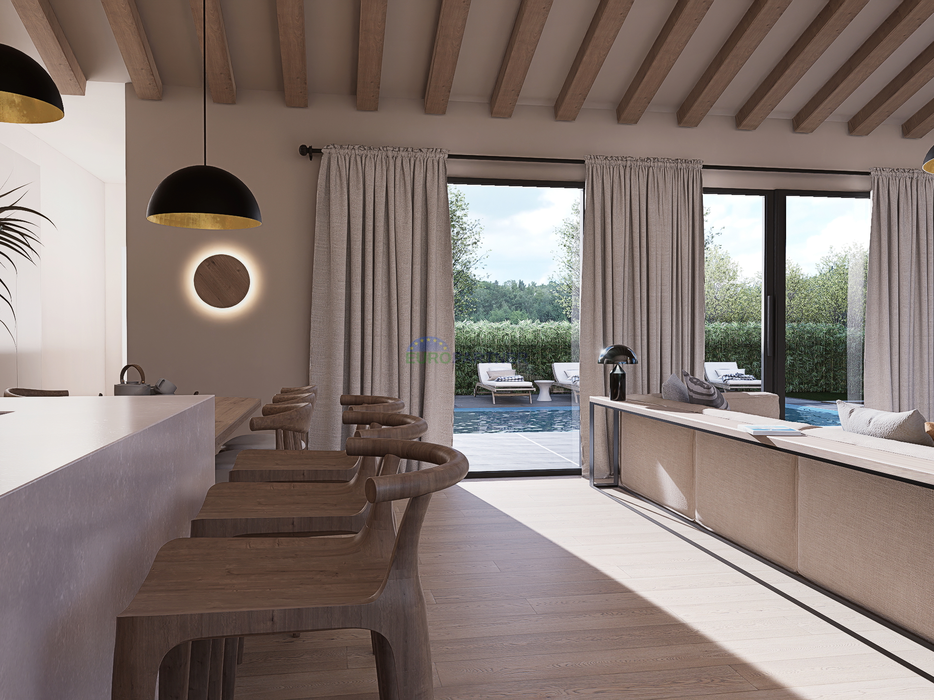 Ista, Poreč, moderna villetta al piano terra con piscina in zona tranquilla – possibilità di acquisto villa finita o solo terreno
