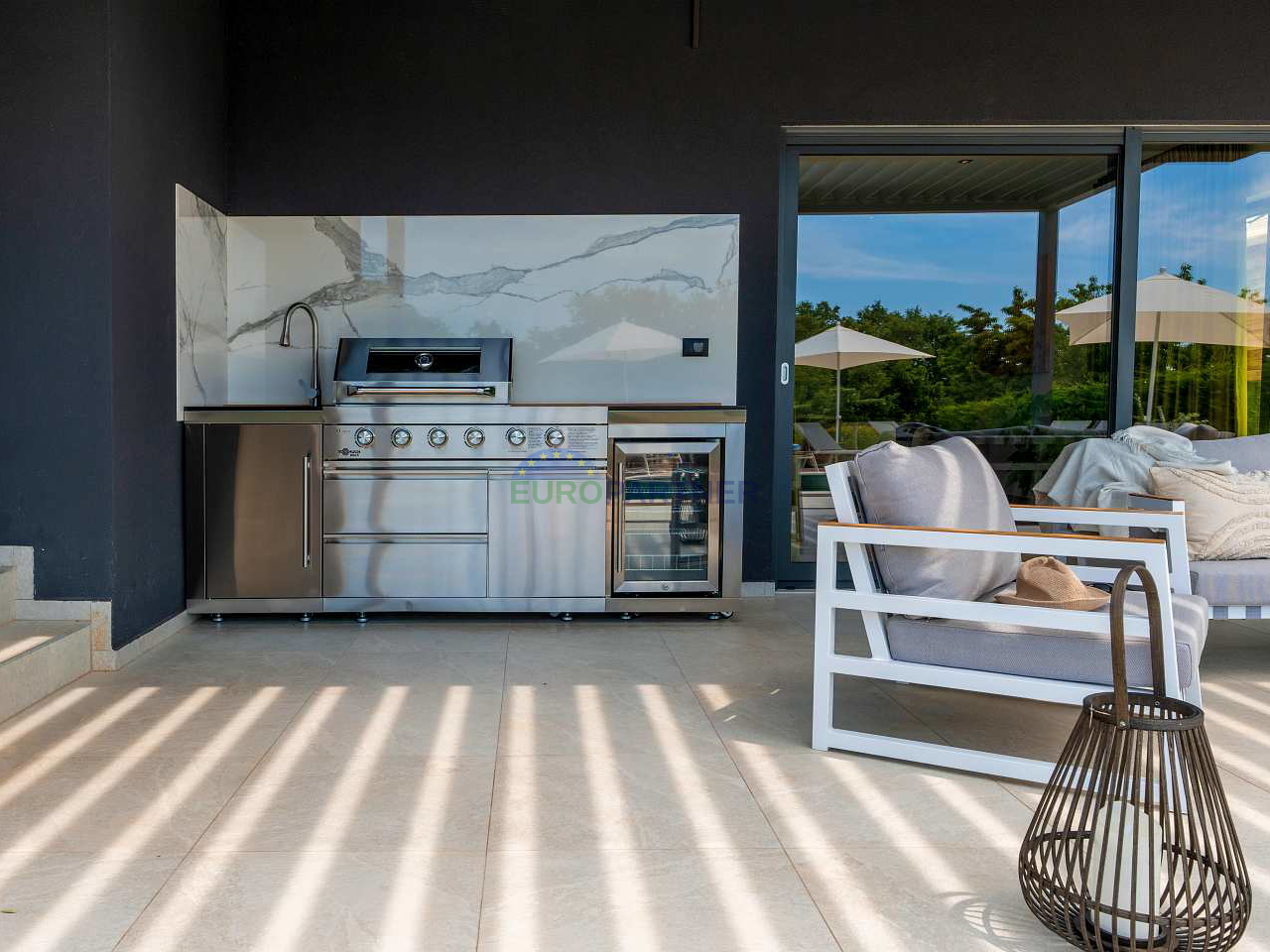 Moderna vila s pogledom na more, Poreč, 900m od mora