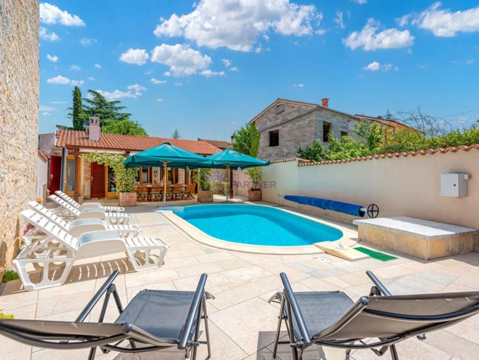 Istra, Kanfanar, Steinhaus mit zusätzlichem Gebäude und Swimmingpool