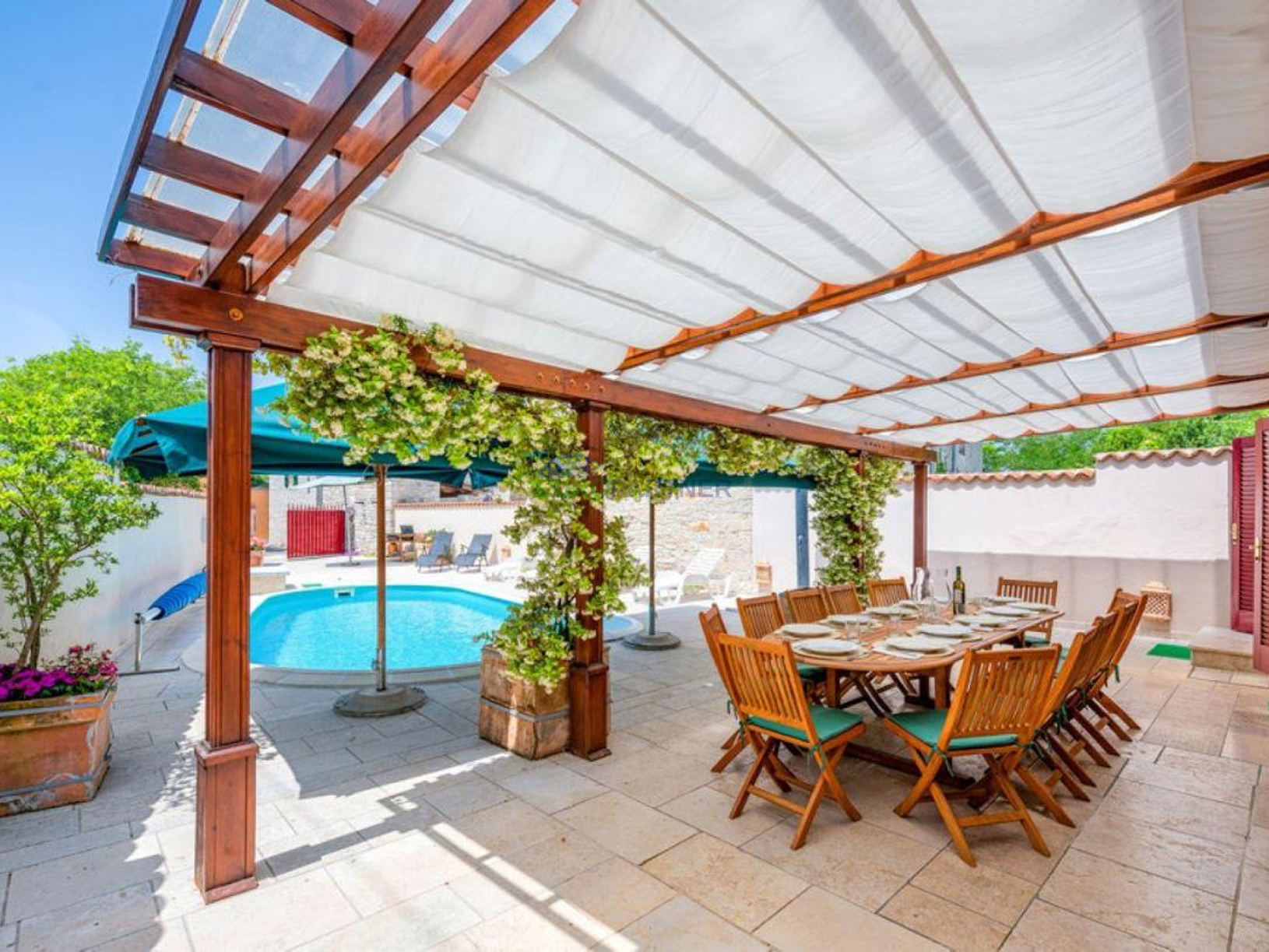 Istra, Kanfanar, Steinhaus mit zusätzlichem Gebäude und Swimmingpool