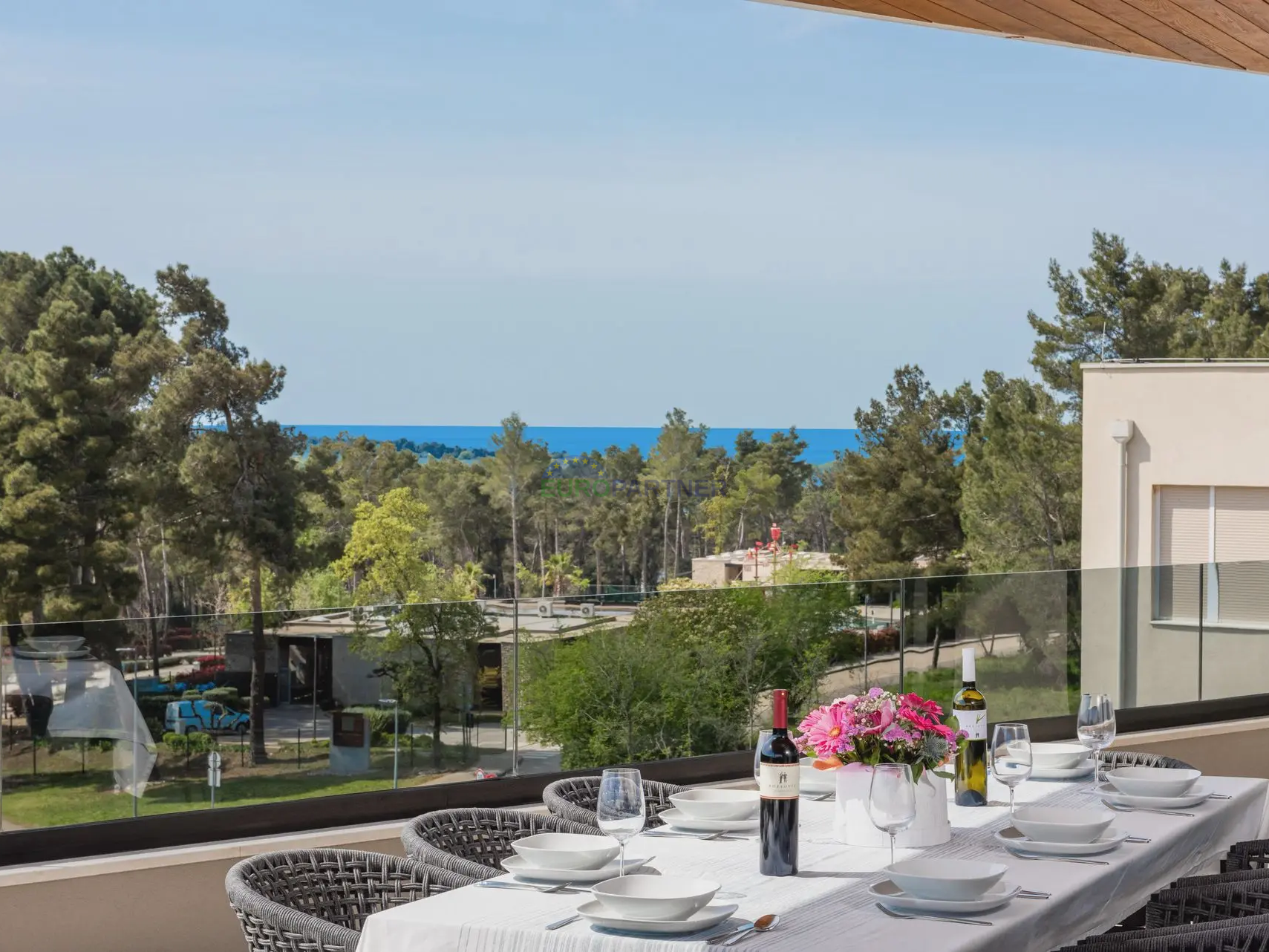 Attico con vista mare, a 800 m dal mare, dintorni di Parenzo