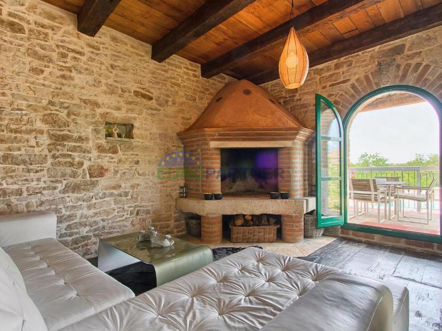 Istra, Baderna, autentična kamena kuća nakon renovacije