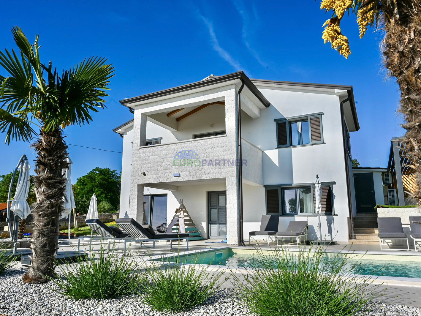 Luksuzna i moderna vila s panoramskim pogledom na more, Poreč, Istra