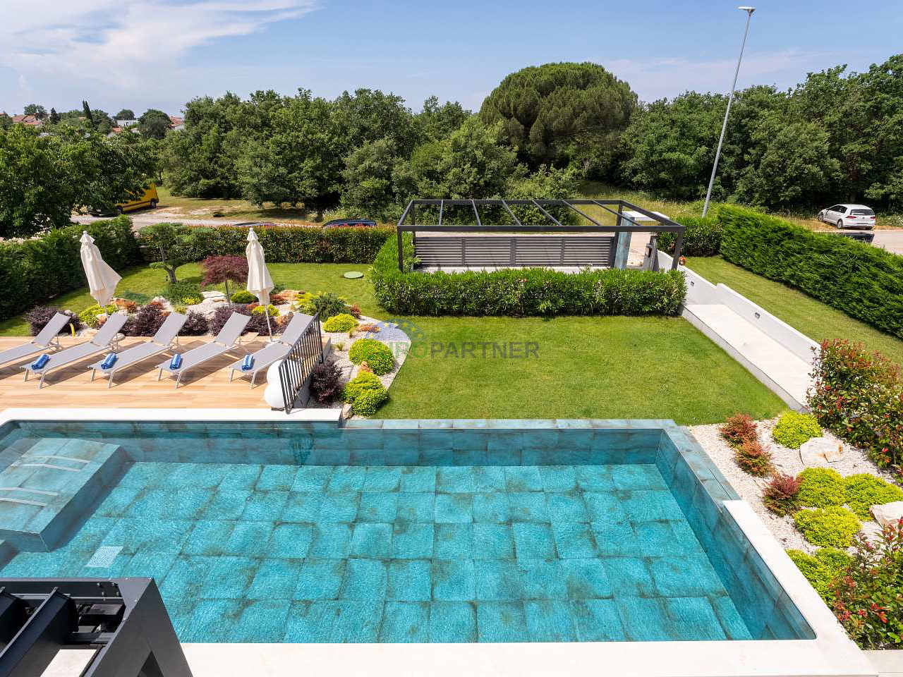 Moderna vila s pogledom na more, Poreč, 900m od mora