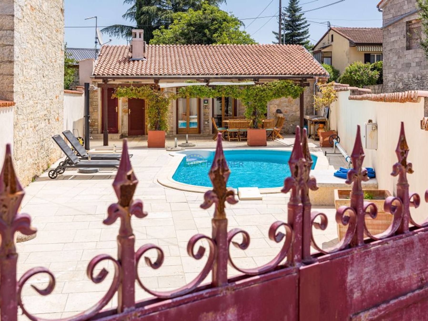 Istra, Kanfanar, Steinhaus mit zusätzlichem Gebäude und Swimmingpool