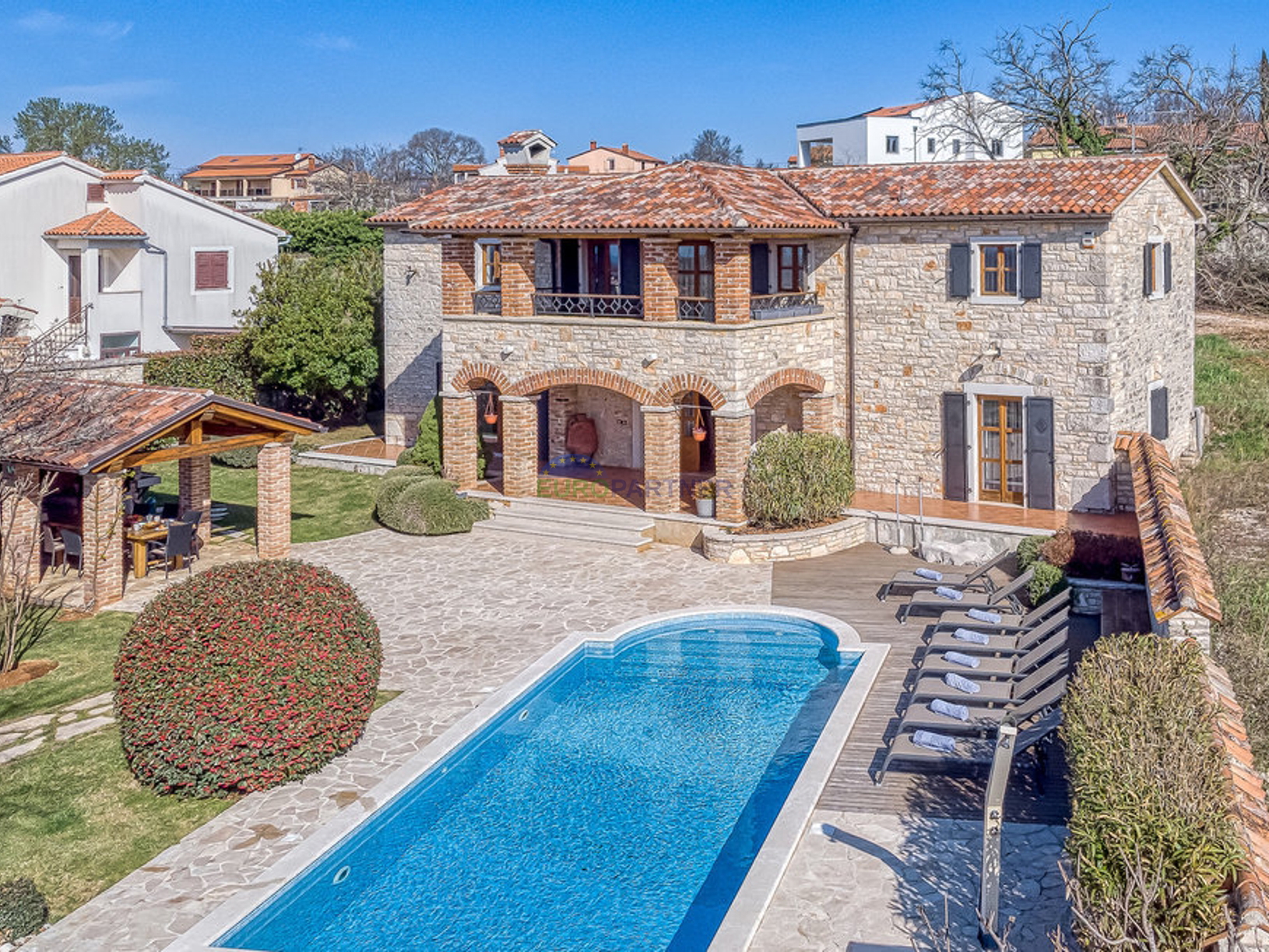 Unica villa in pietra autoctona con piscina, Porec