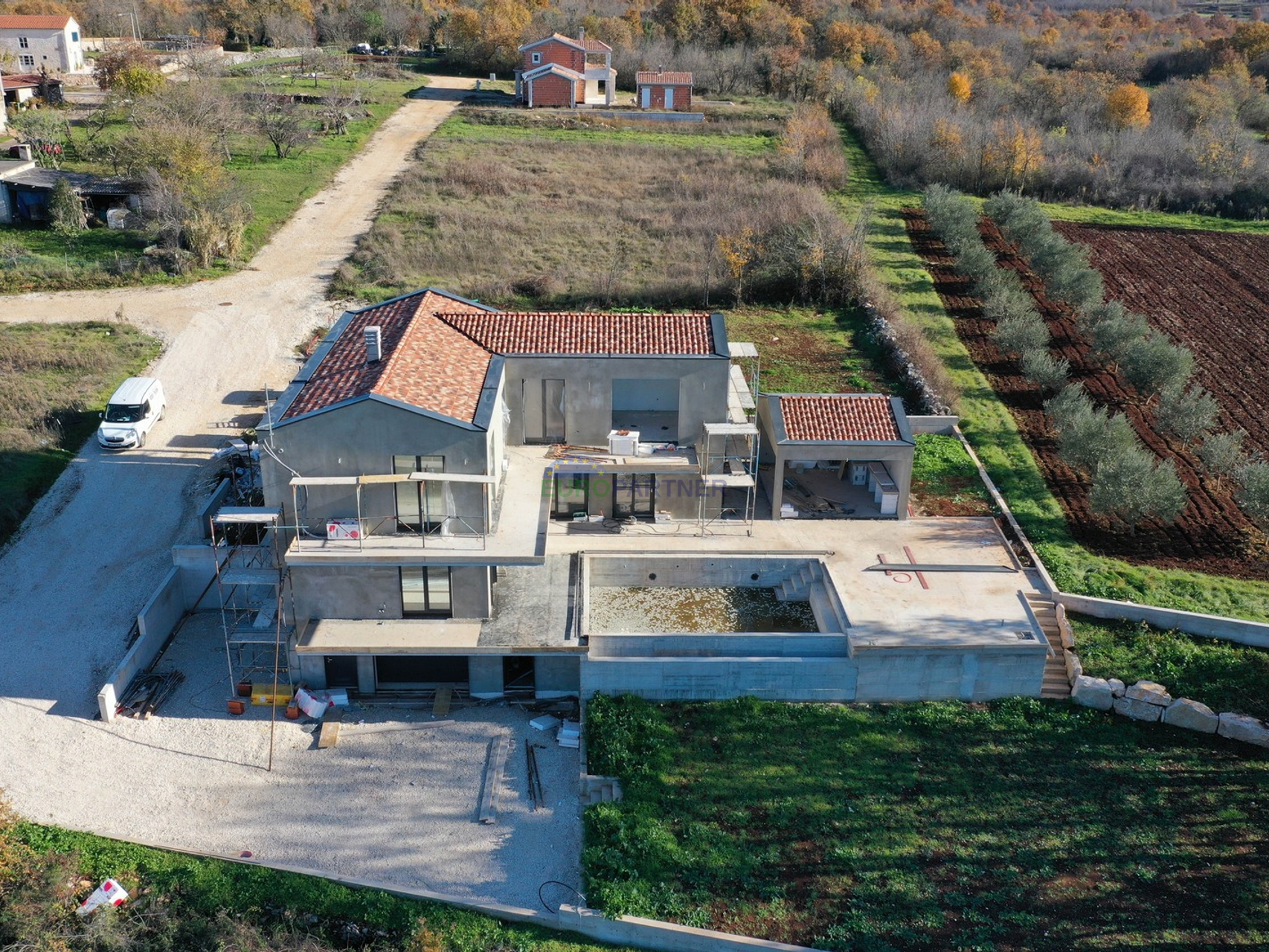 Wunderschöne Villa mit schöner Aussicht, Višnjan, Umgebung