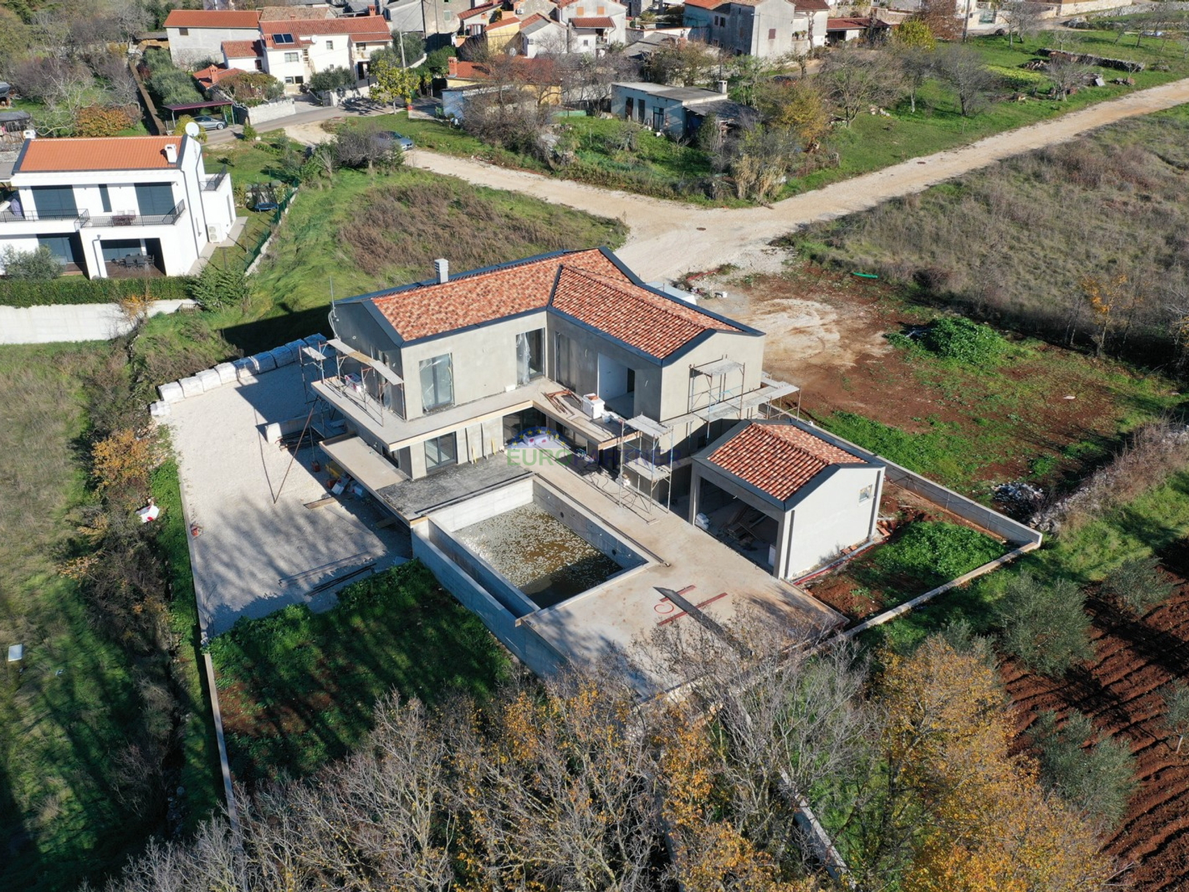 Wunderschöne Villa mit schöner Aussicht, Višnjan, Umgebung