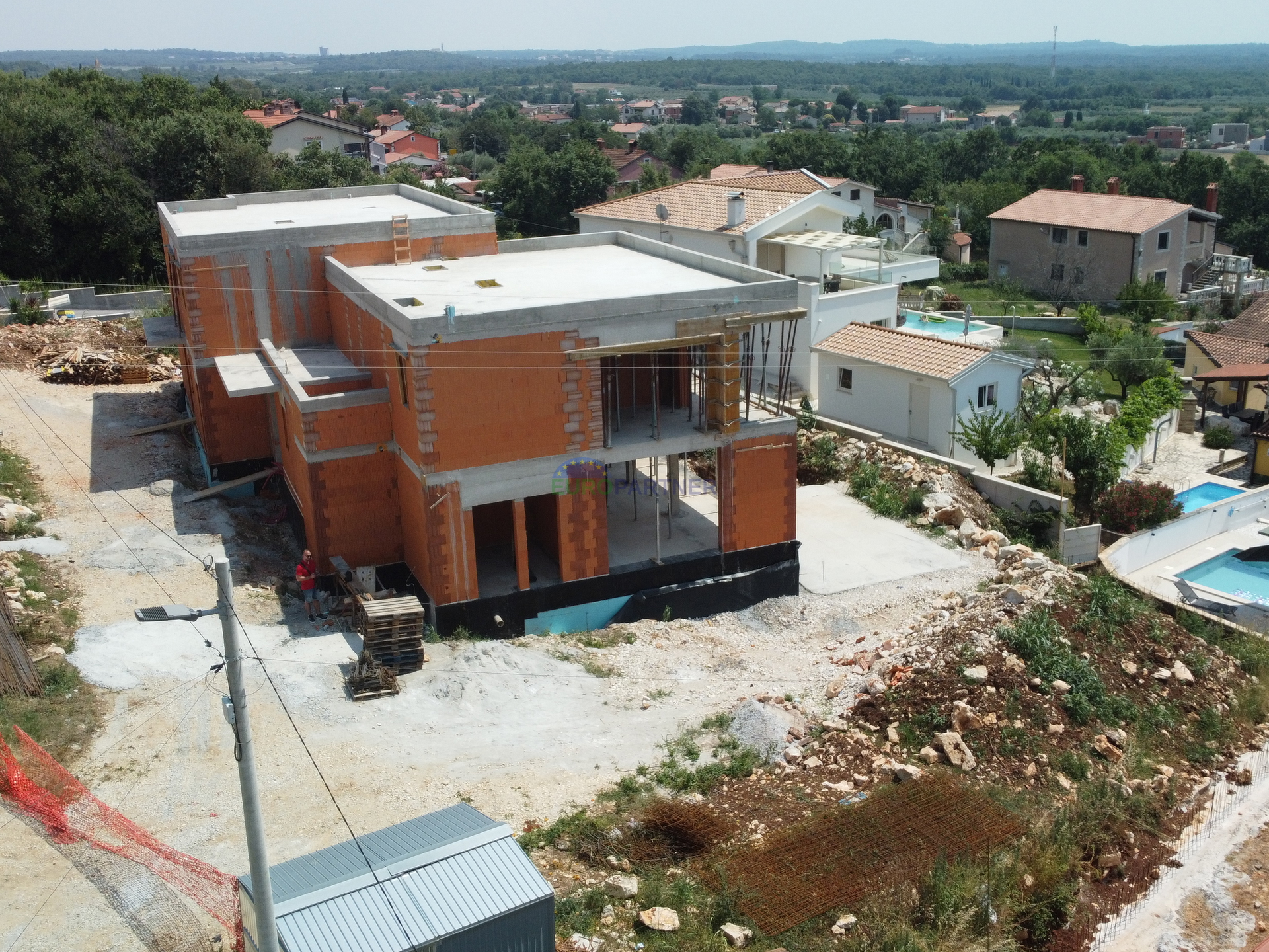 Poreč area, designer villa with SEA view