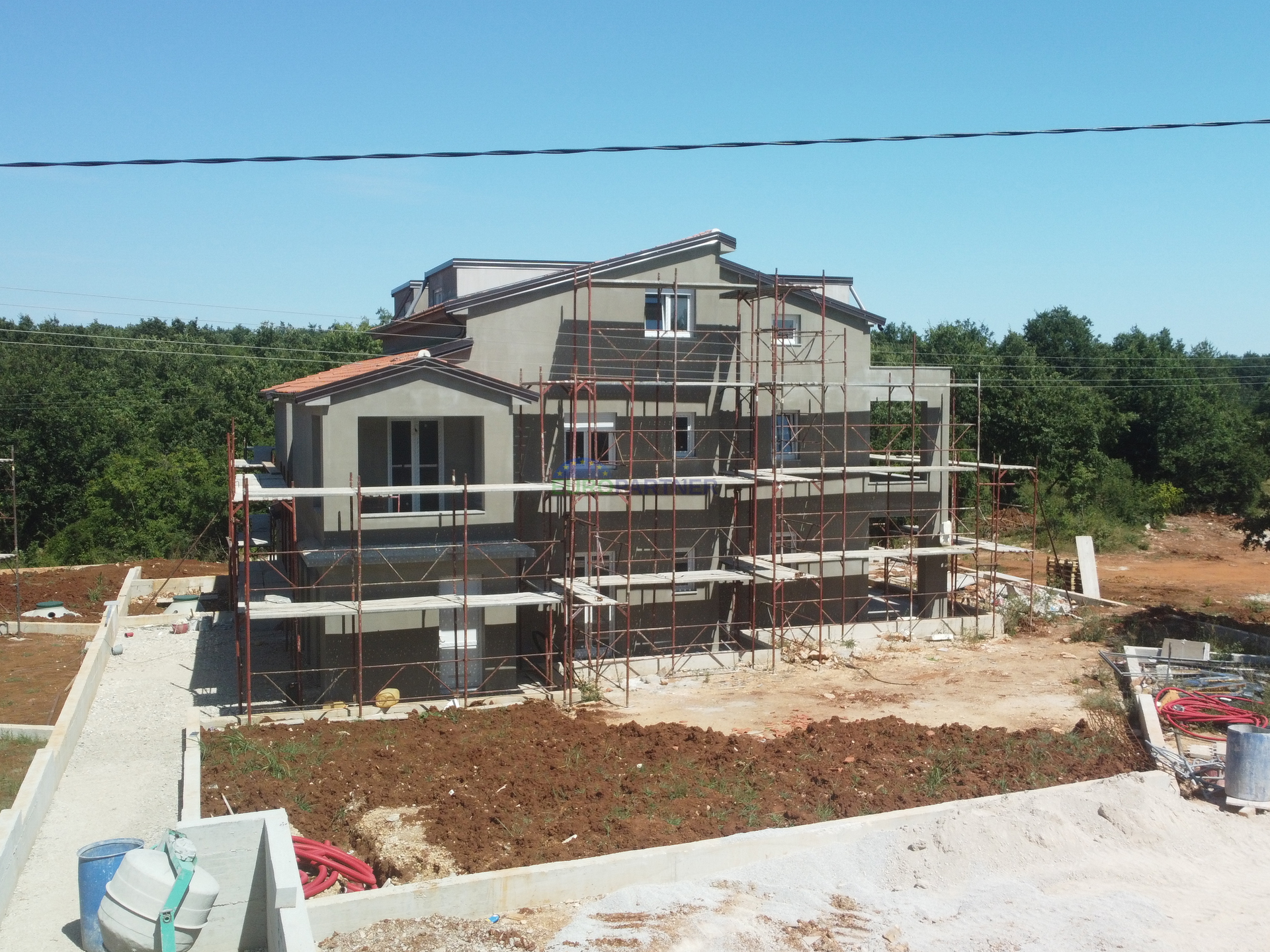 Istria, two-bedroom apartment on the first floor of a new building near Poreč