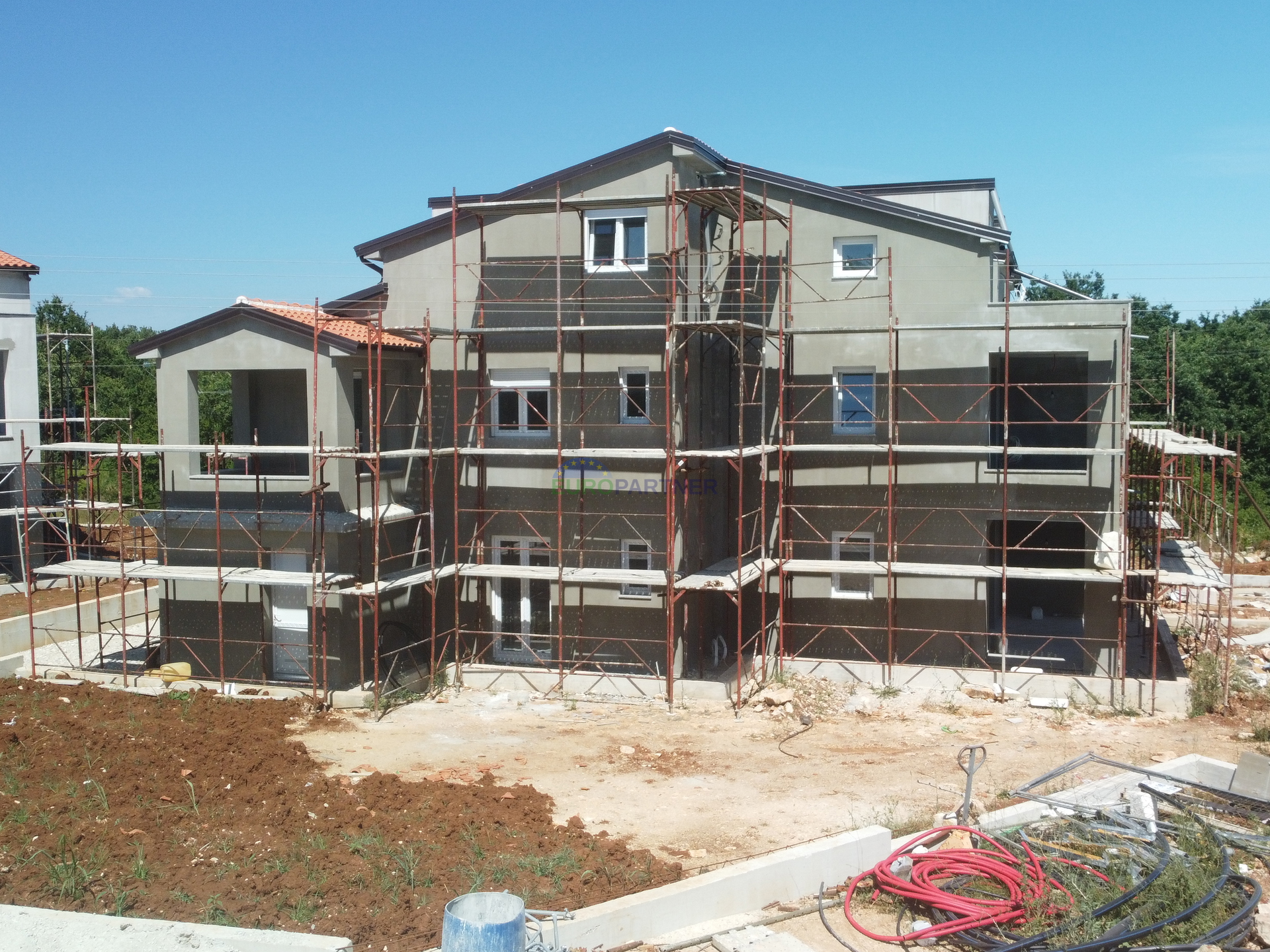 Istria, two-bedroom apartment on the first floor of a new building near Poreč