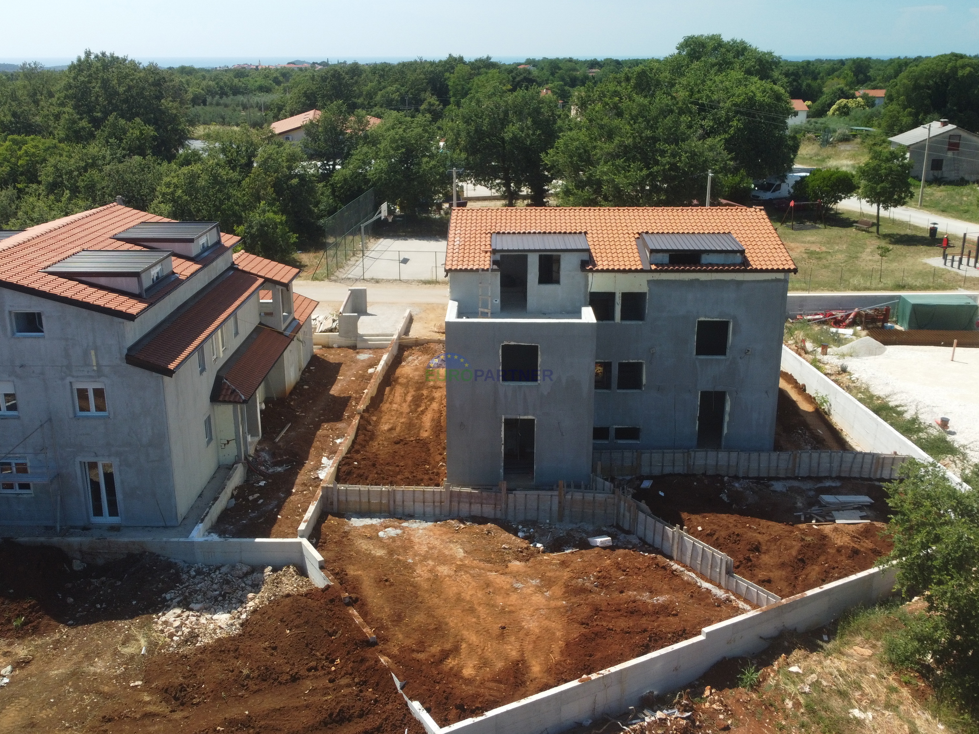 Istria, two-bedroom apartment on the first floor of a new building near Poreč