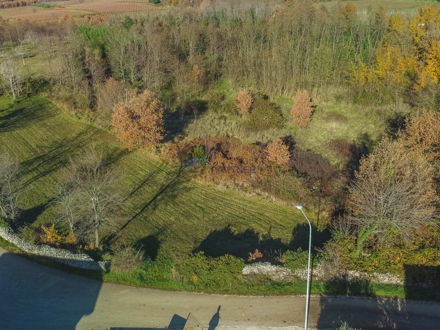 Istrien&comma; Vi&scaron;njan&comma; Umgebung&comma; Bauland mit Meerblick