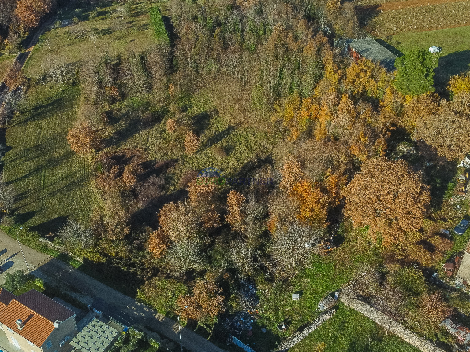 Istrien&comma; Vi&scaron;njan&comma; Umgebung&comma; Bauland mit Meerblick