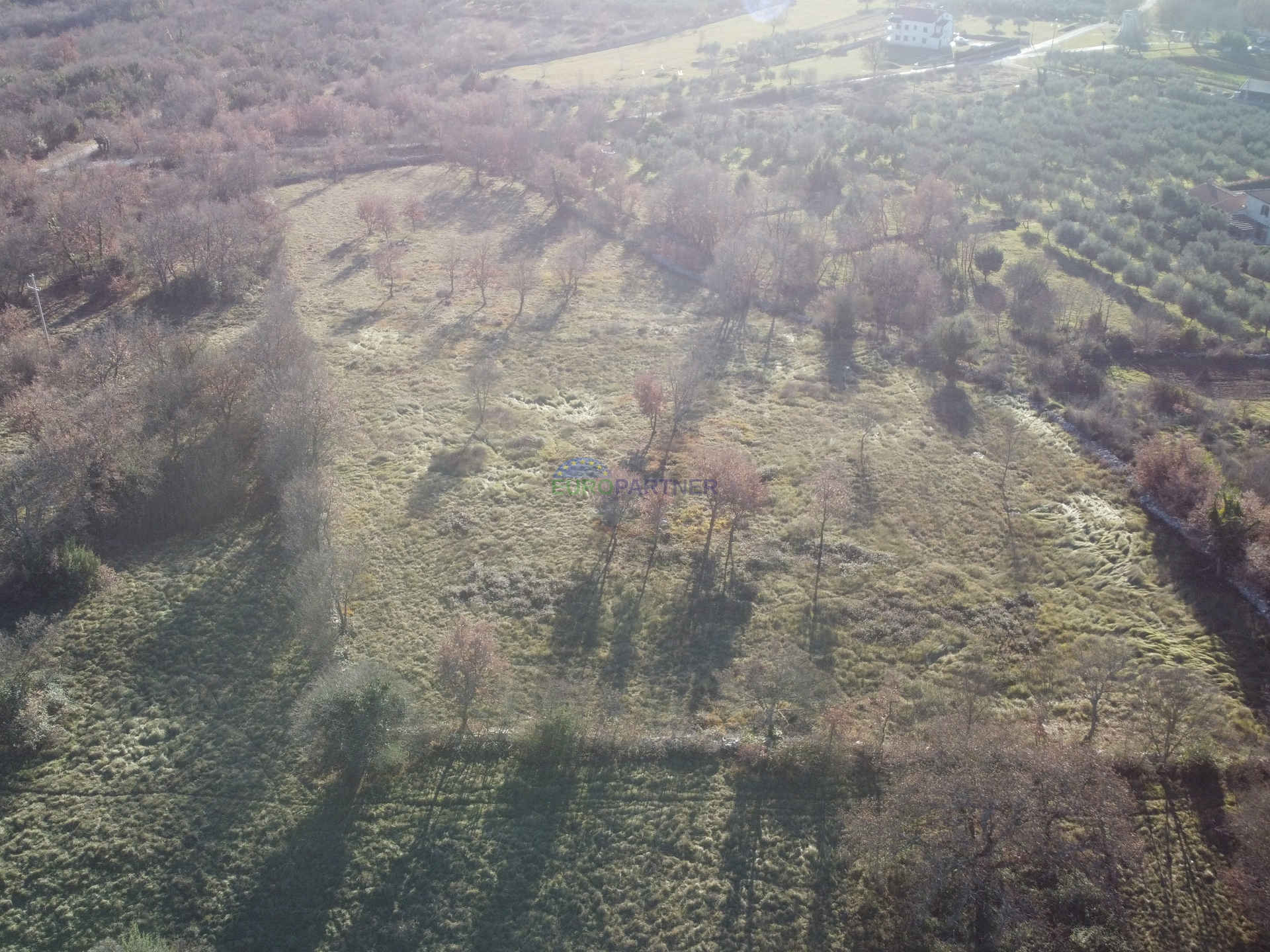 Wunderschönes Grundstück, 5892m2 Bauland + 3562m2 landwirtschaftliches Grundstück, 10km von Poreč.