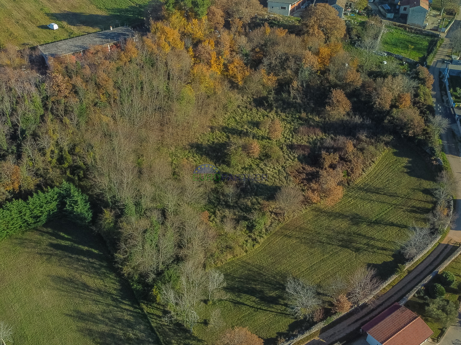 Istrien&comma; Vi&scaron;njan&comma; Umgebung&comma; Bauland mit Meerblick