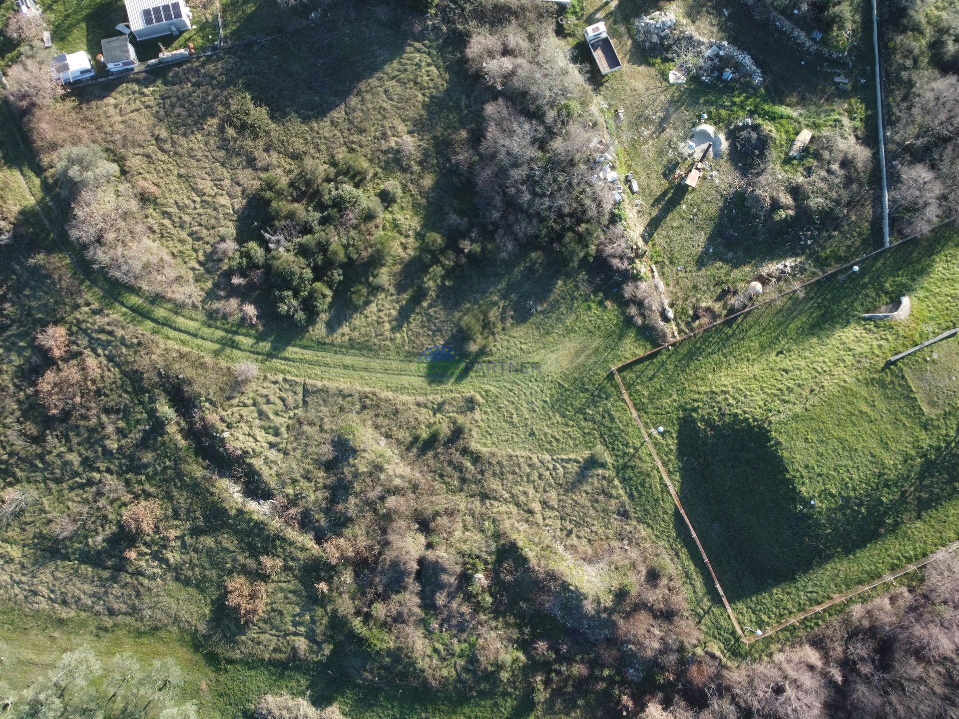 Istra, Vodnjan, građevinsko zemljište sa pogledom na more