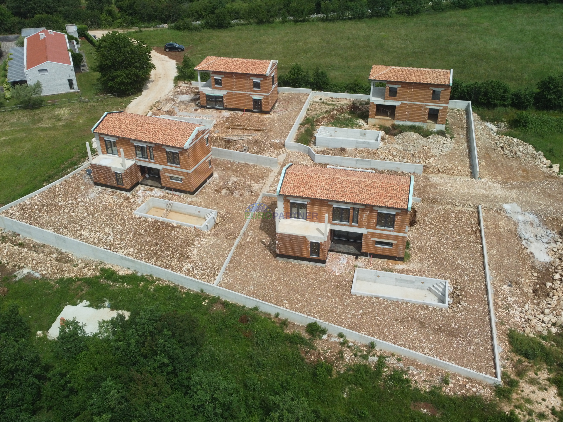 Kuća u ROH BAU fazi, Poreč okolica