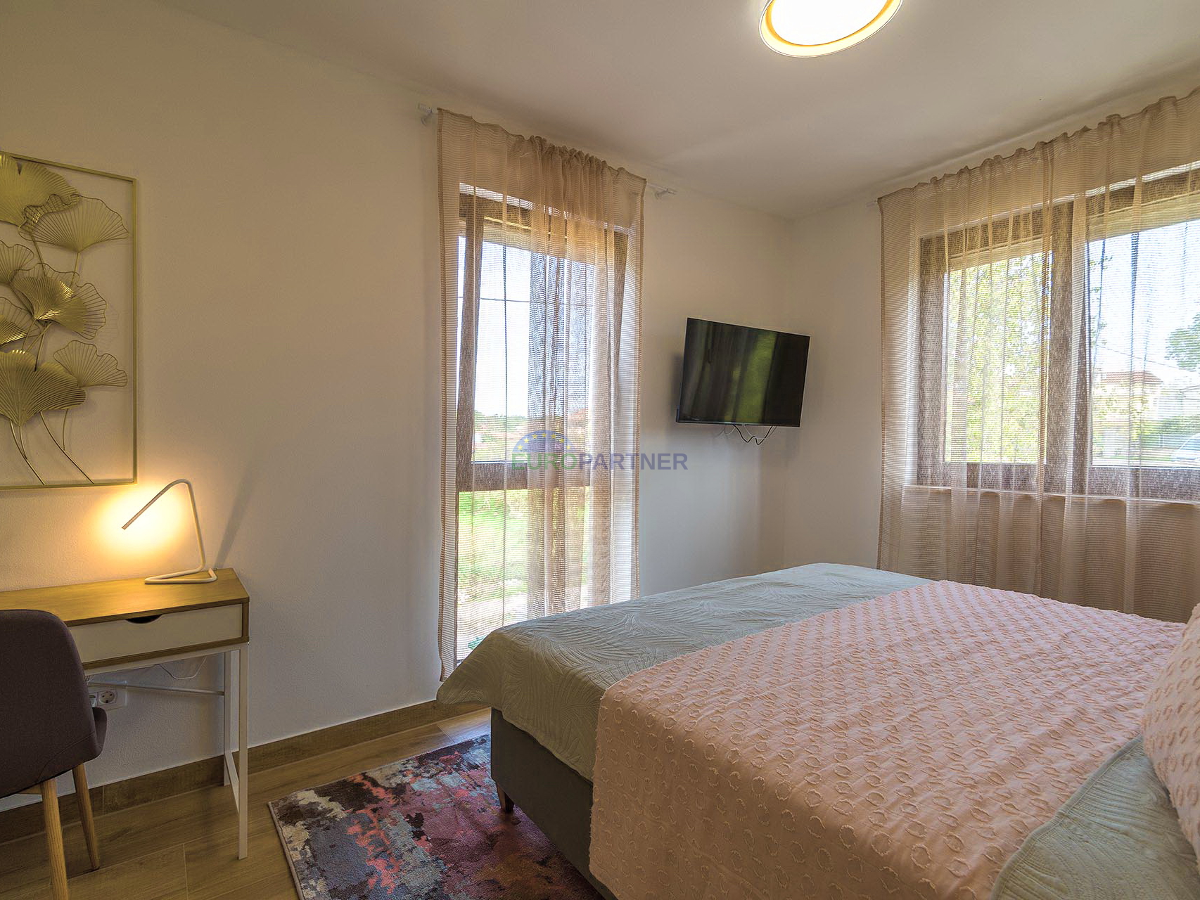 Istria, Sveti Vićenat, semi-detached house with a swimming pool