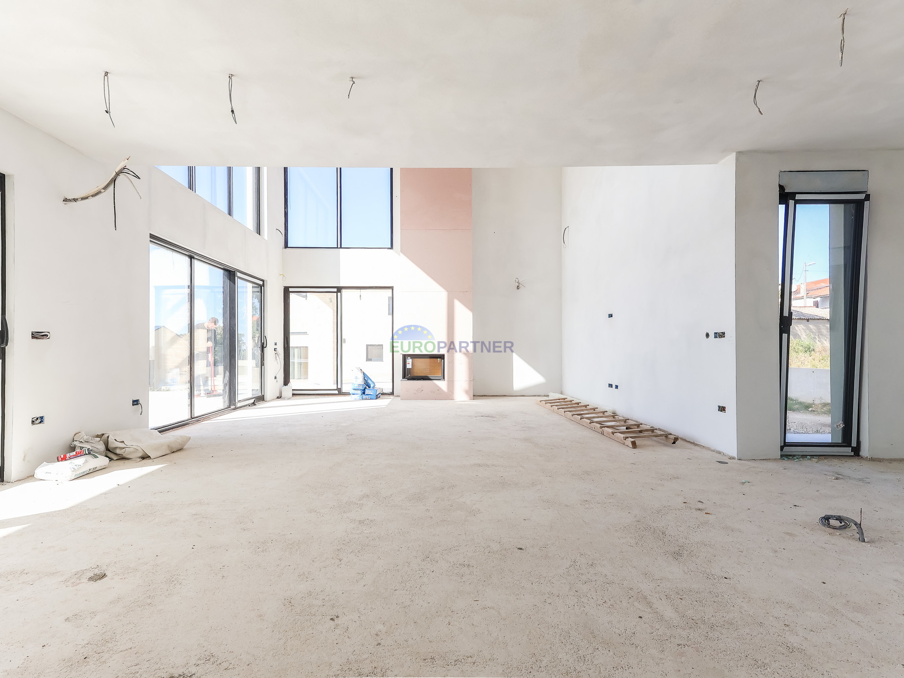 Villa di design con vista mare, zona di Parenzo, Istria