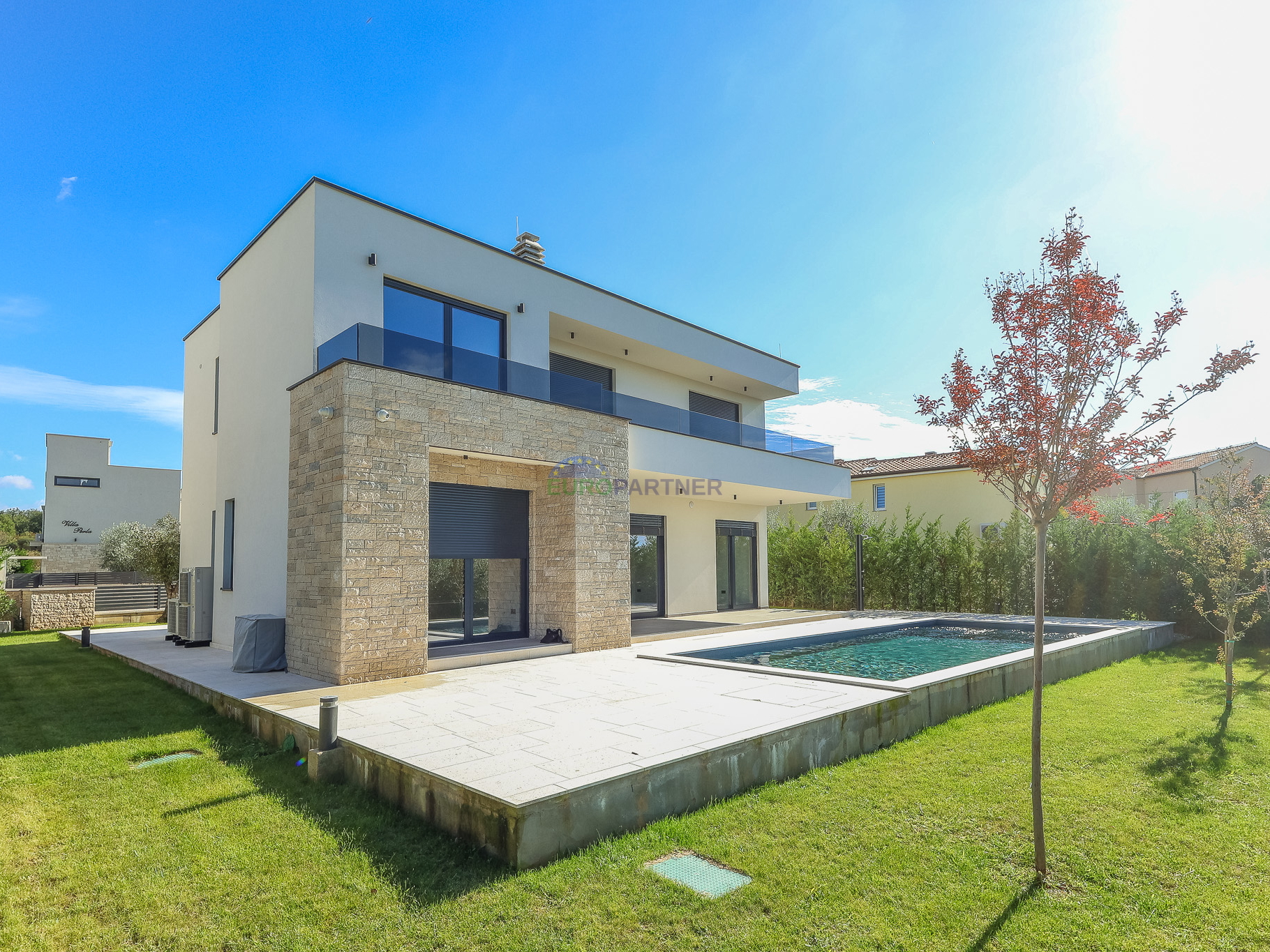 Porec - Detached luxury villa with sea view and pool