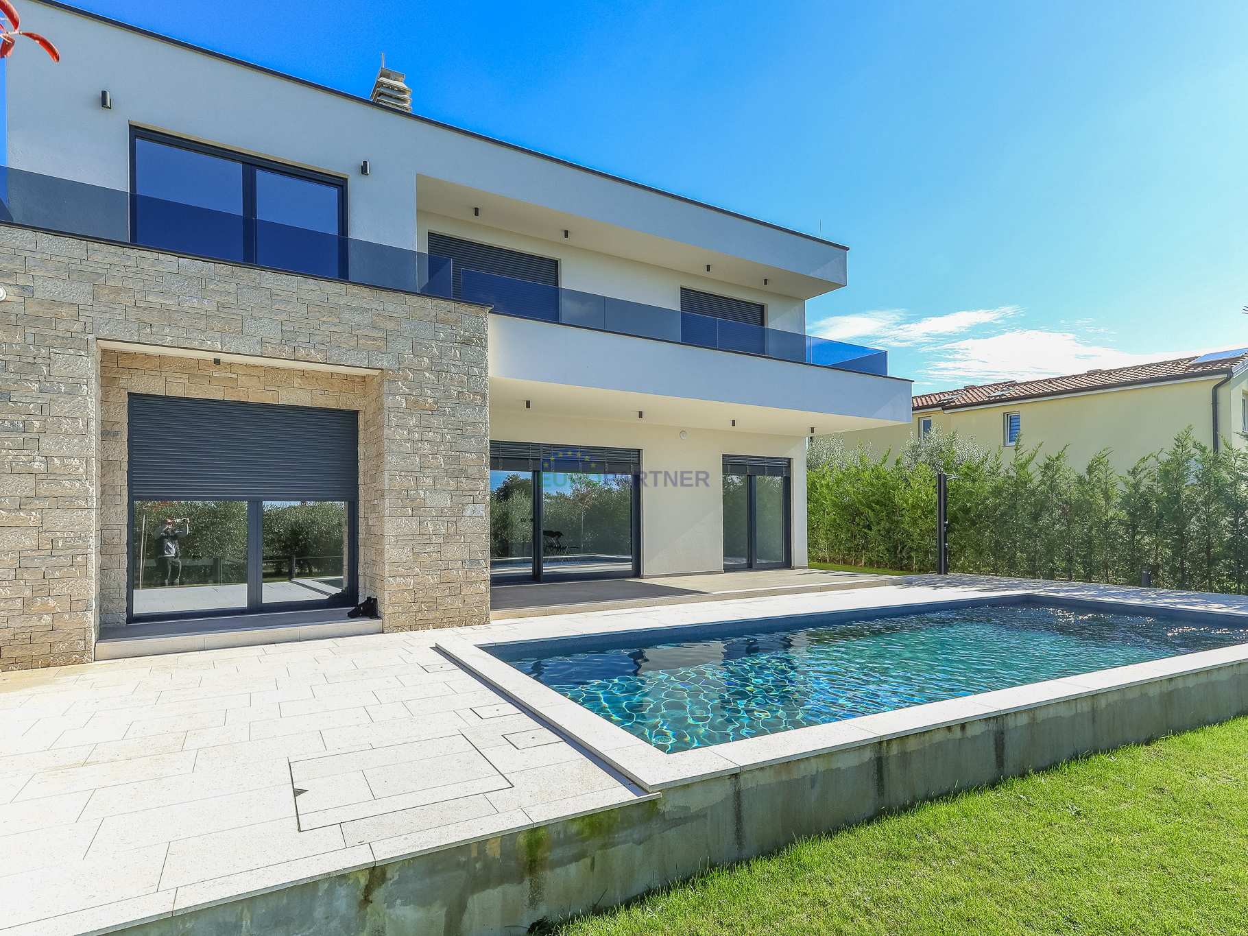 Porec - Detached luxury villa with sea view and pool