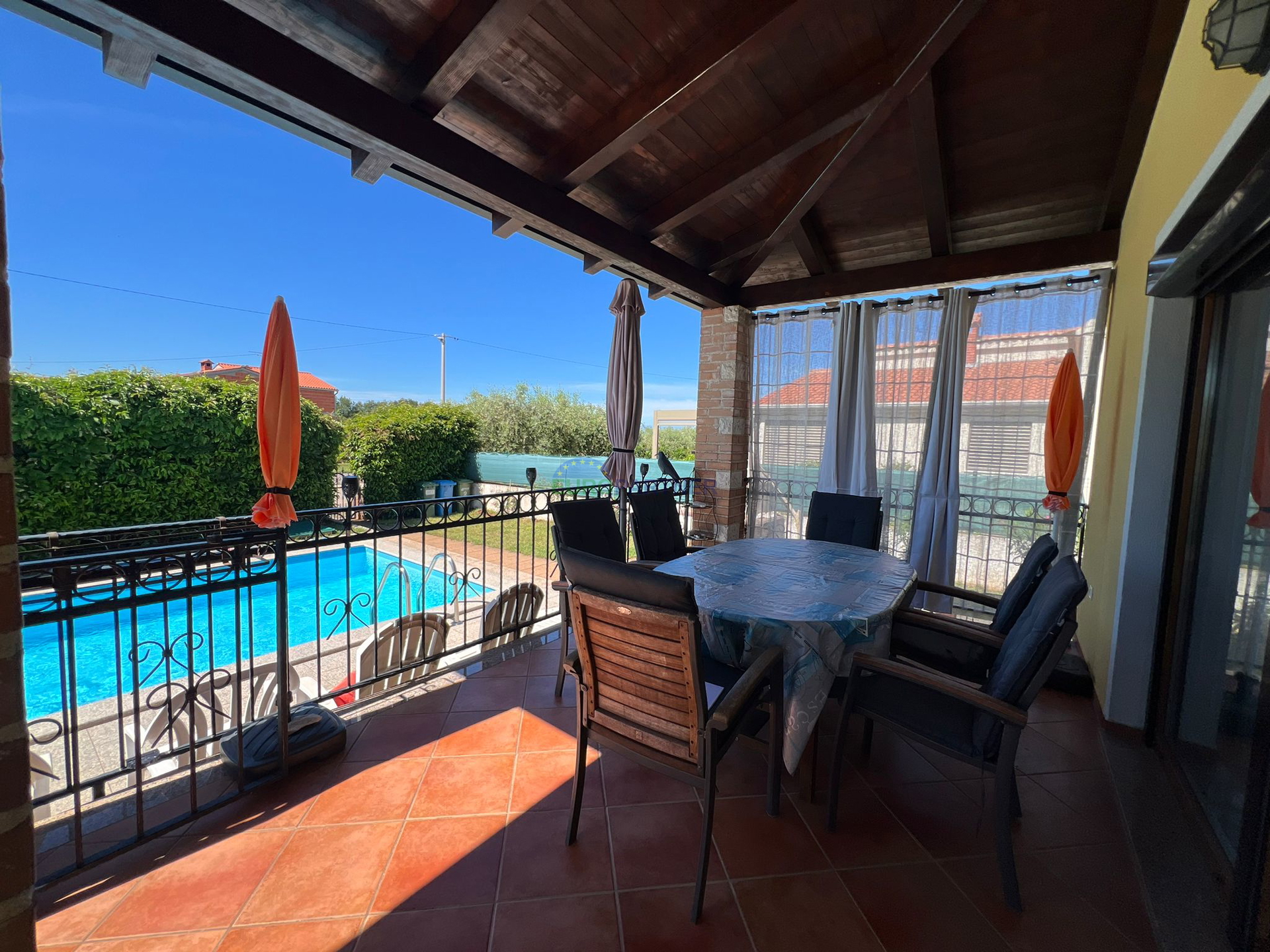 Casa con piscina e vista mare, Poreč