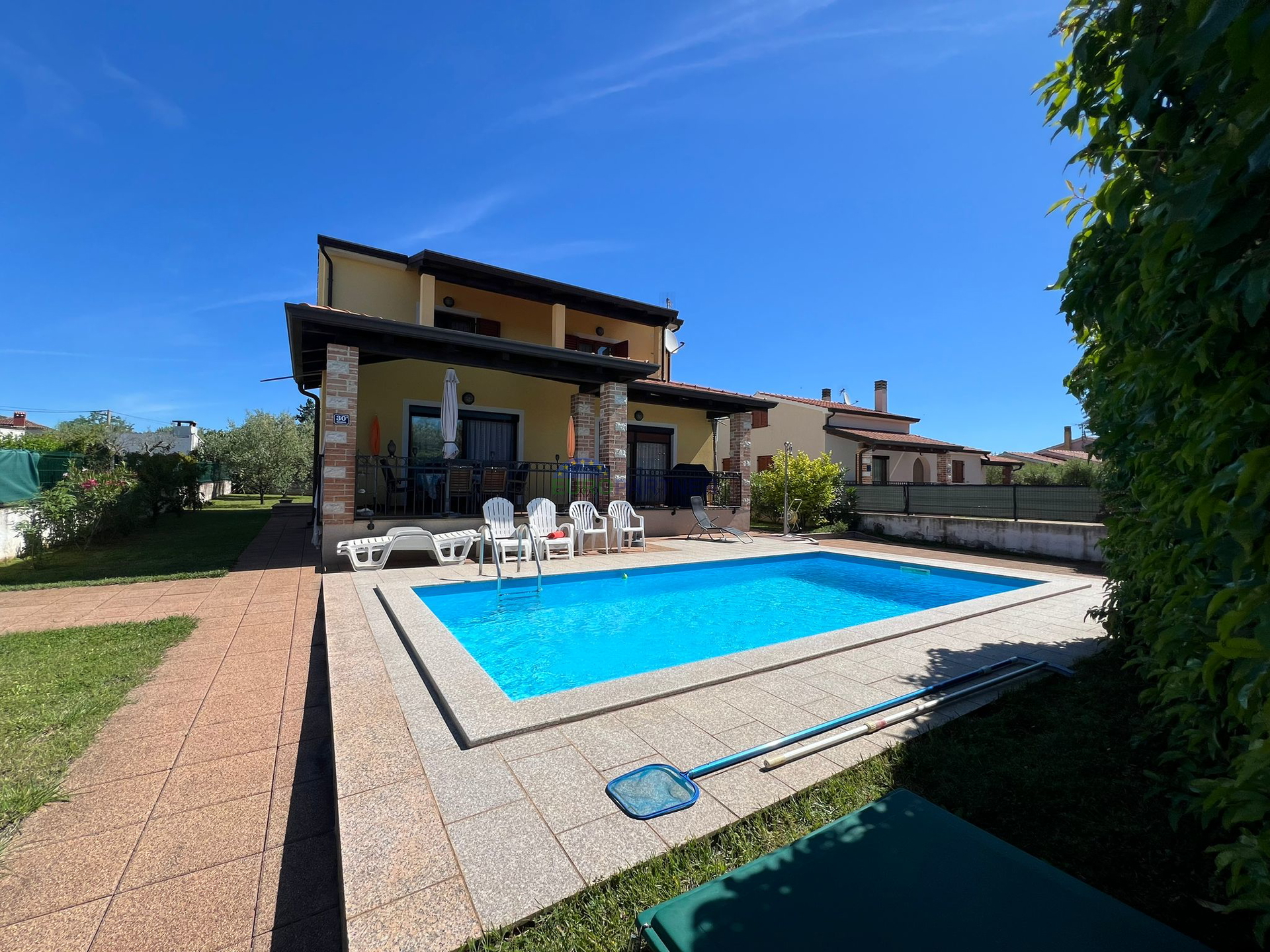 Casa con piscina e vista mare, Poreč