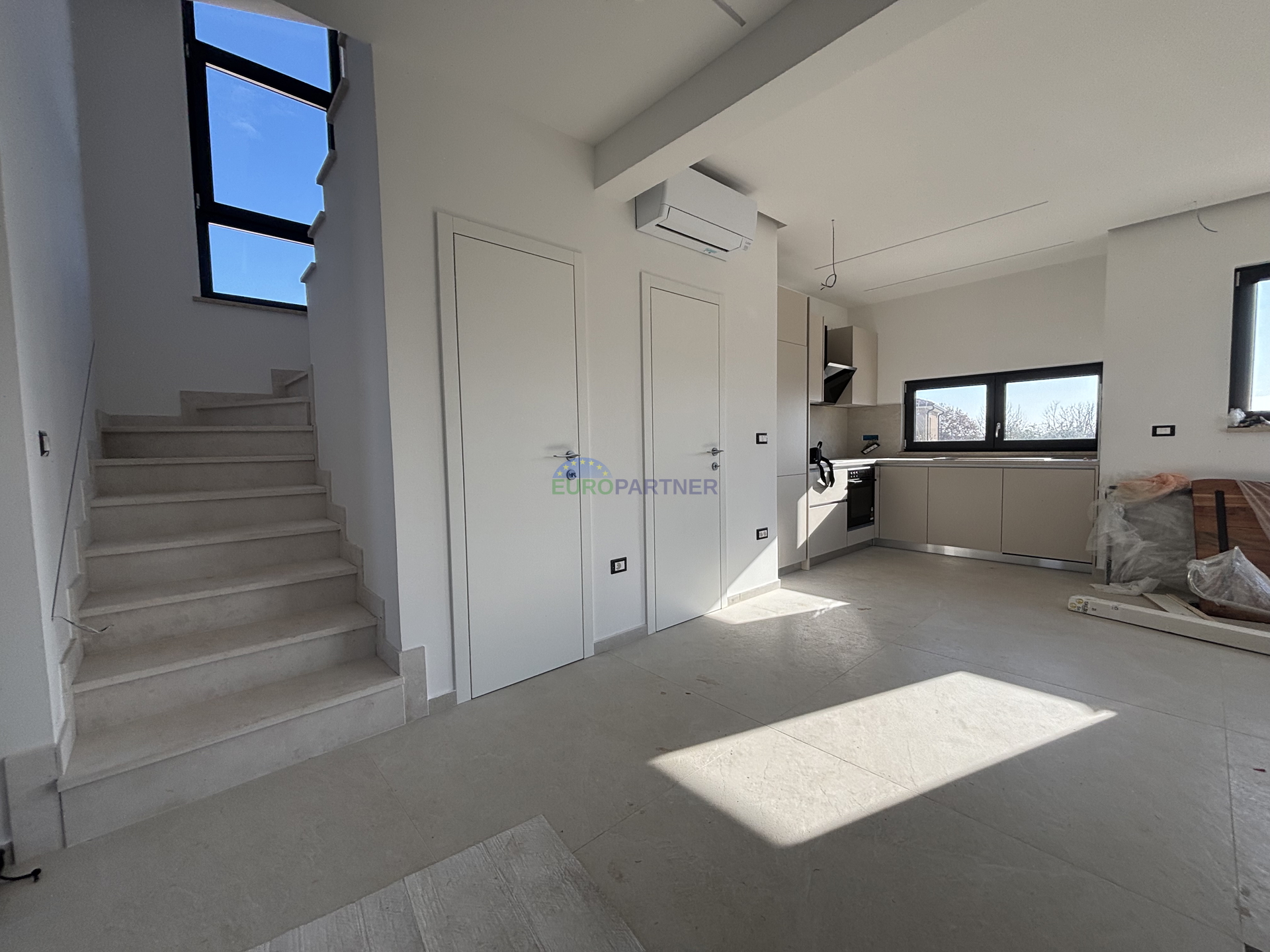 Istria&comma; near Pore&ccaron;&comma; beautiful modern house with a sea view&period;