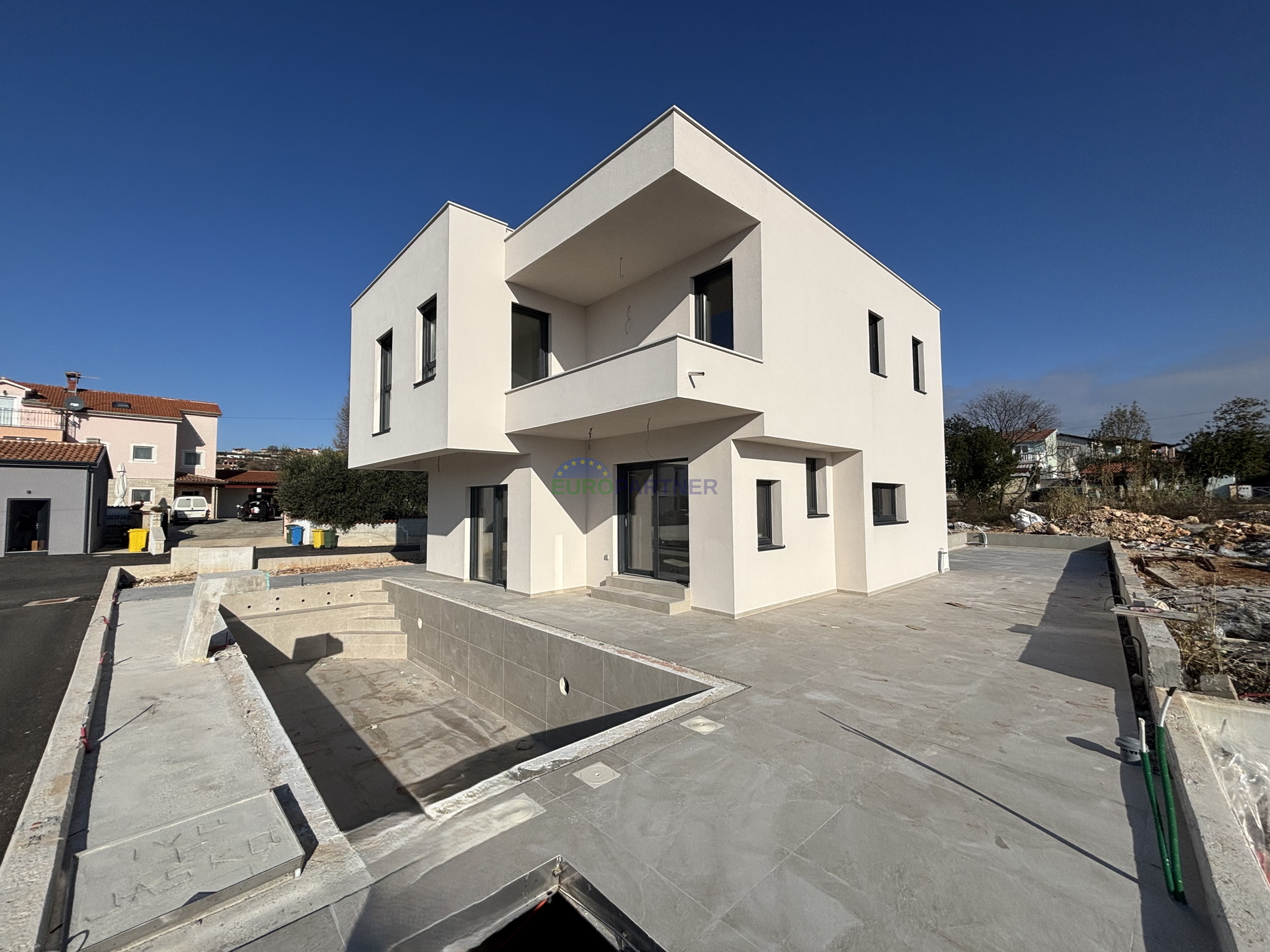 Istria&comma; near Pore&ccaron;&comma; beautiful modern house with a sea view&period;