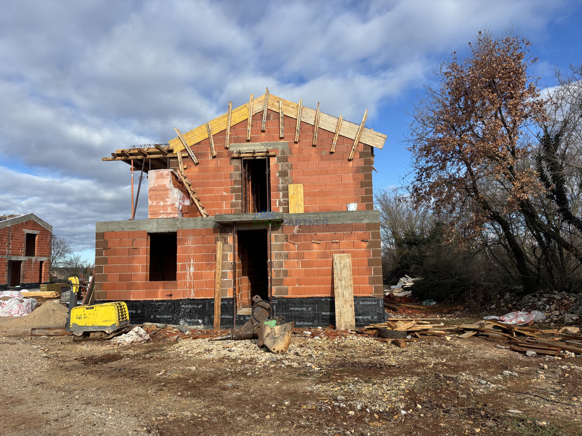 Istria&comma; Sveti Lovre&ccaron;&comma; villa in costruzione