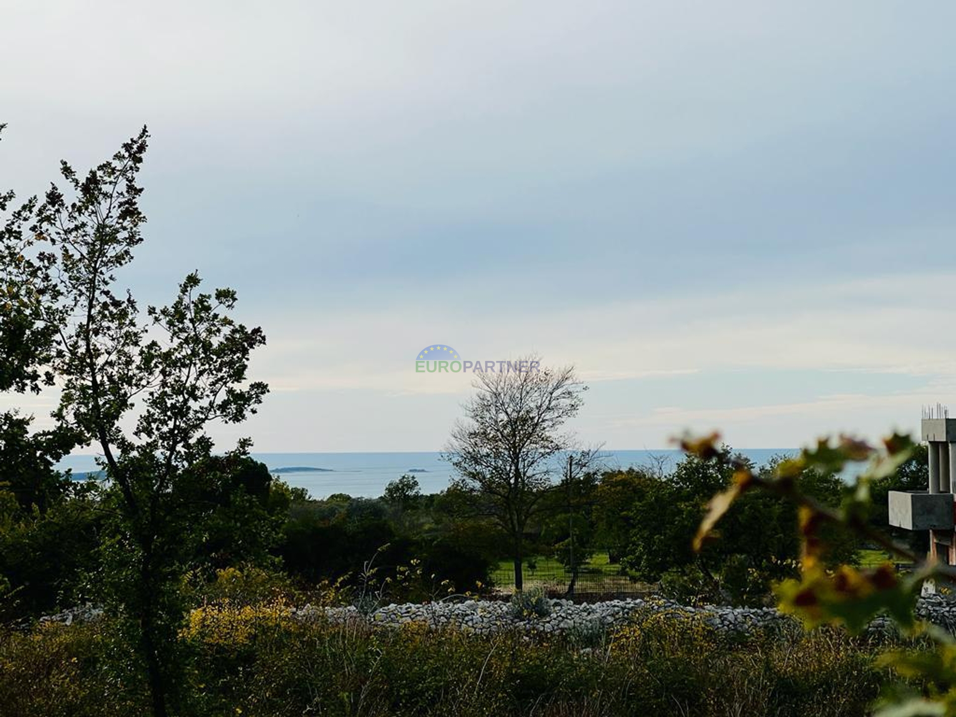 Istrien, Vodnjan, Baugrundstück mit Meerblick