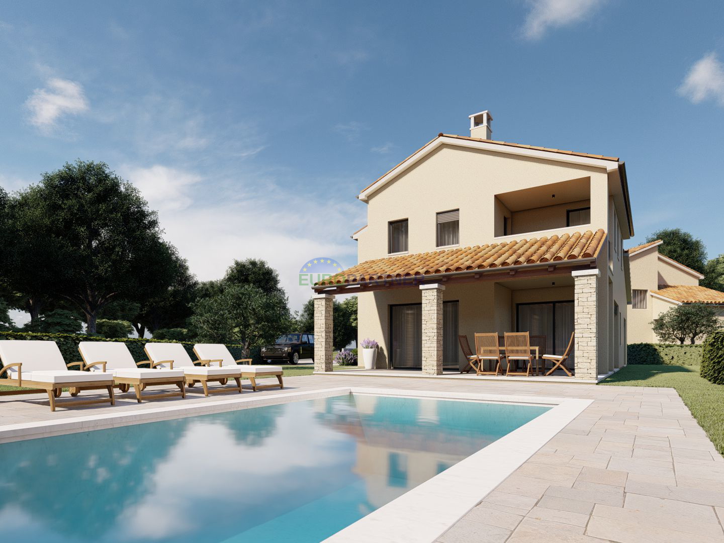 Istrien, Sovinjak, exklusives Haus mit Pool in Sovinjak