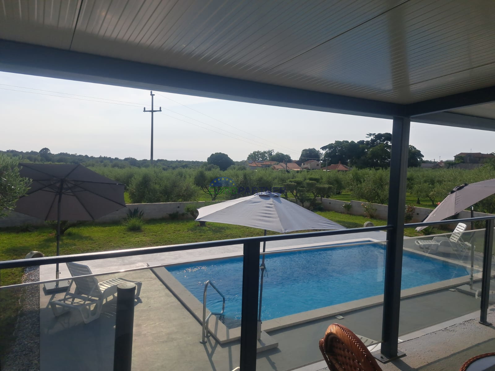 Istrien, Višnjan, Villa mit einem schönen Garten