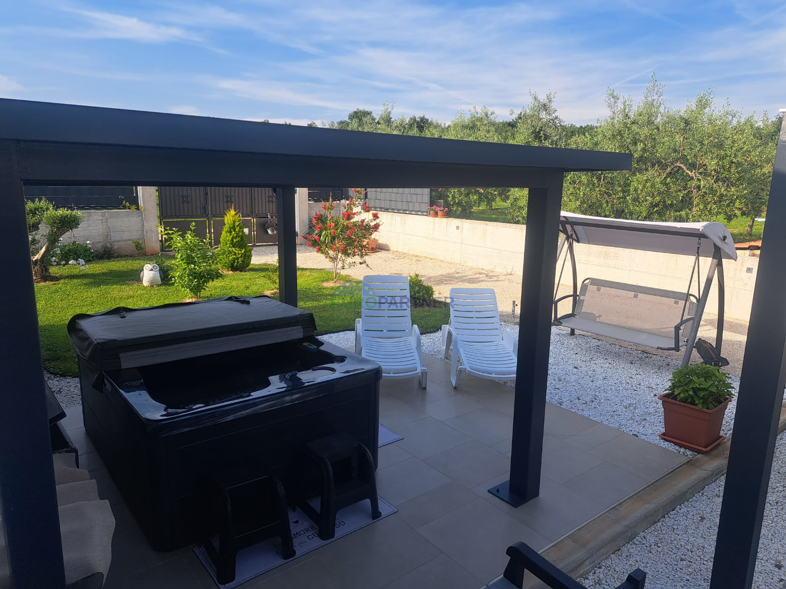 Istrien, Višnjan, Villa mit einem schönen Garten