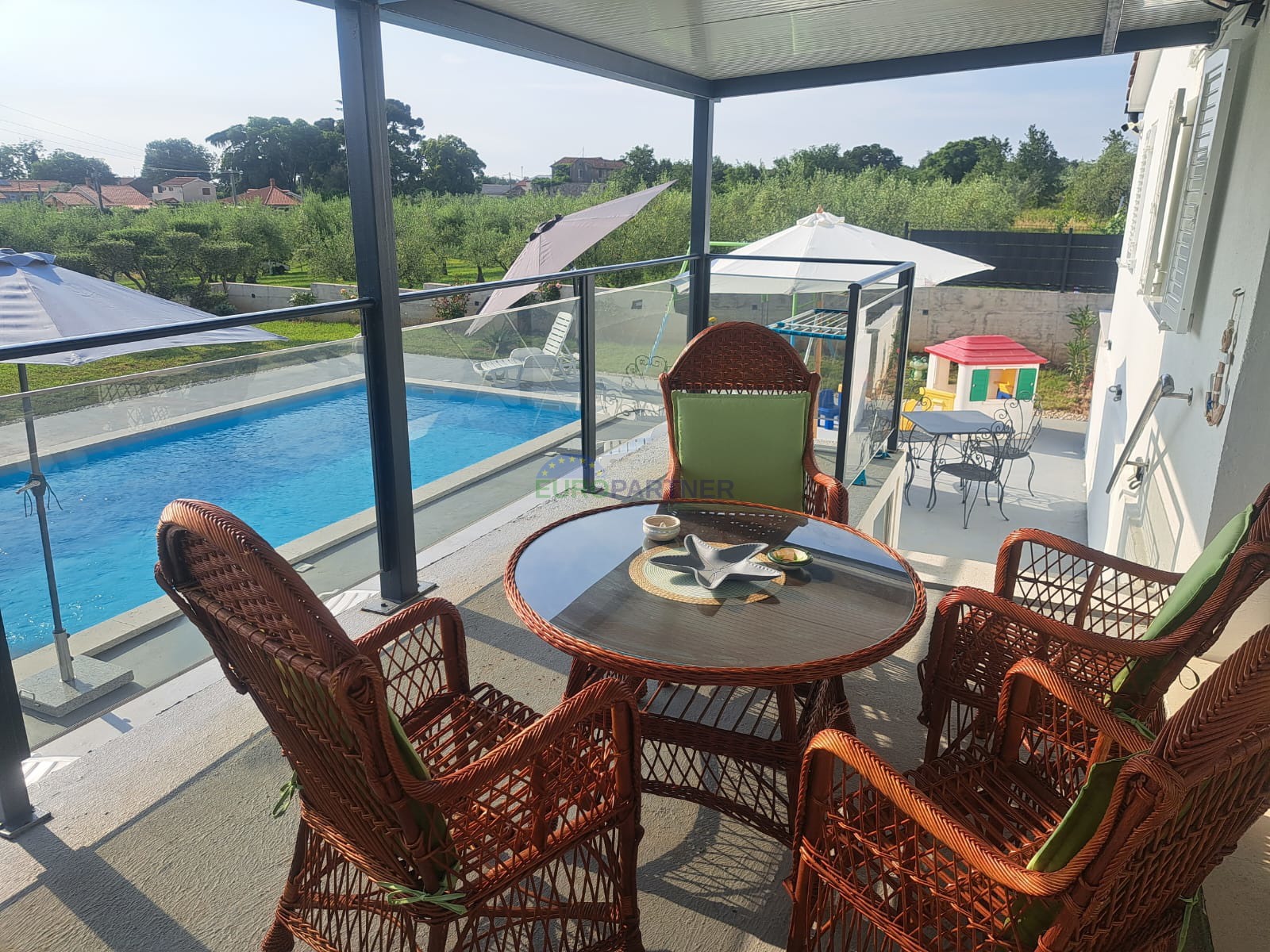 Istrien, Višnjan, Villa mit einem schönen Garten