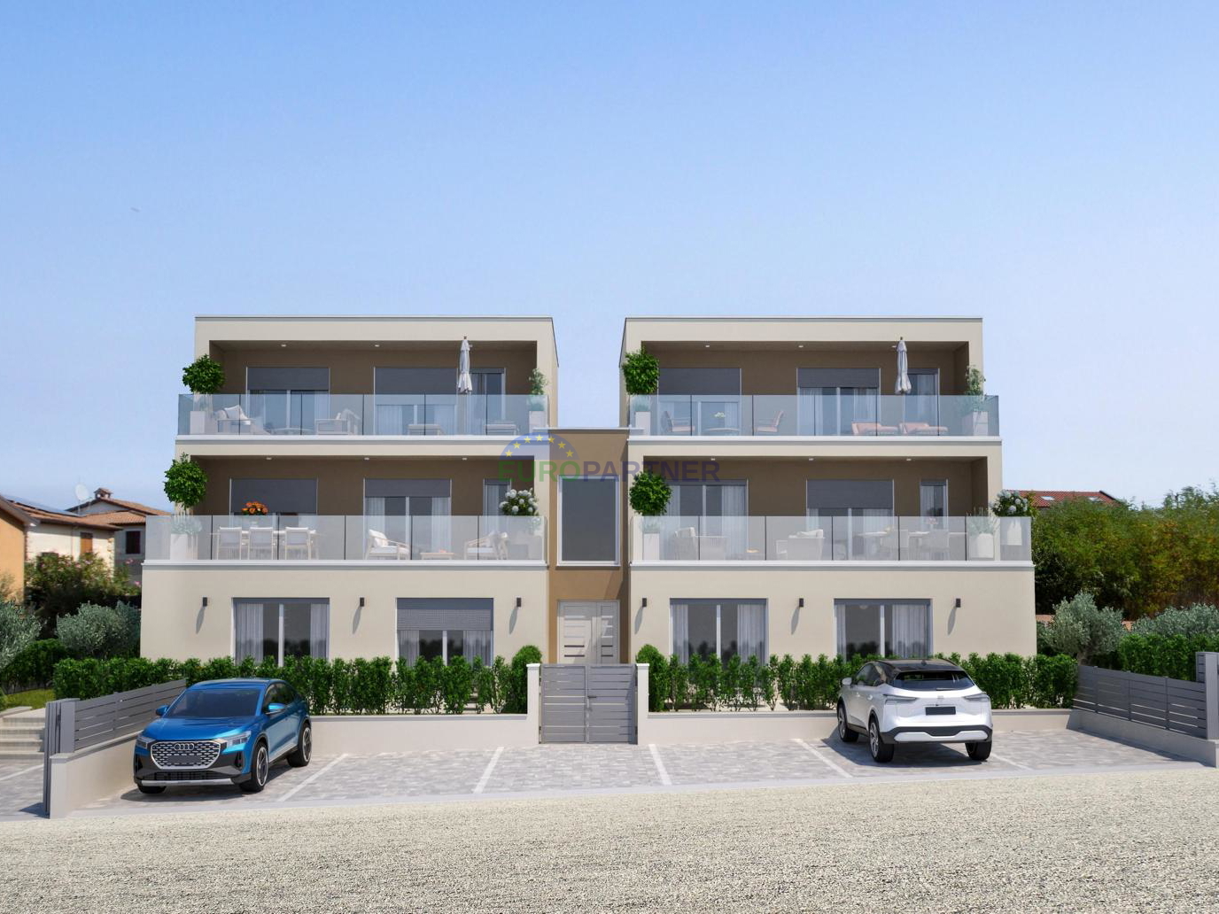Istria, Parenzo, appartamento moderno con giardino
