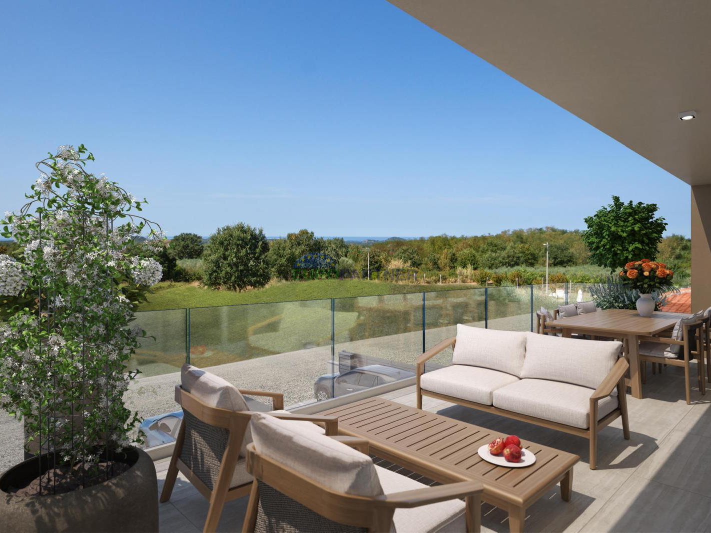 Istria, Parenzo, appartamento moderno con giardino