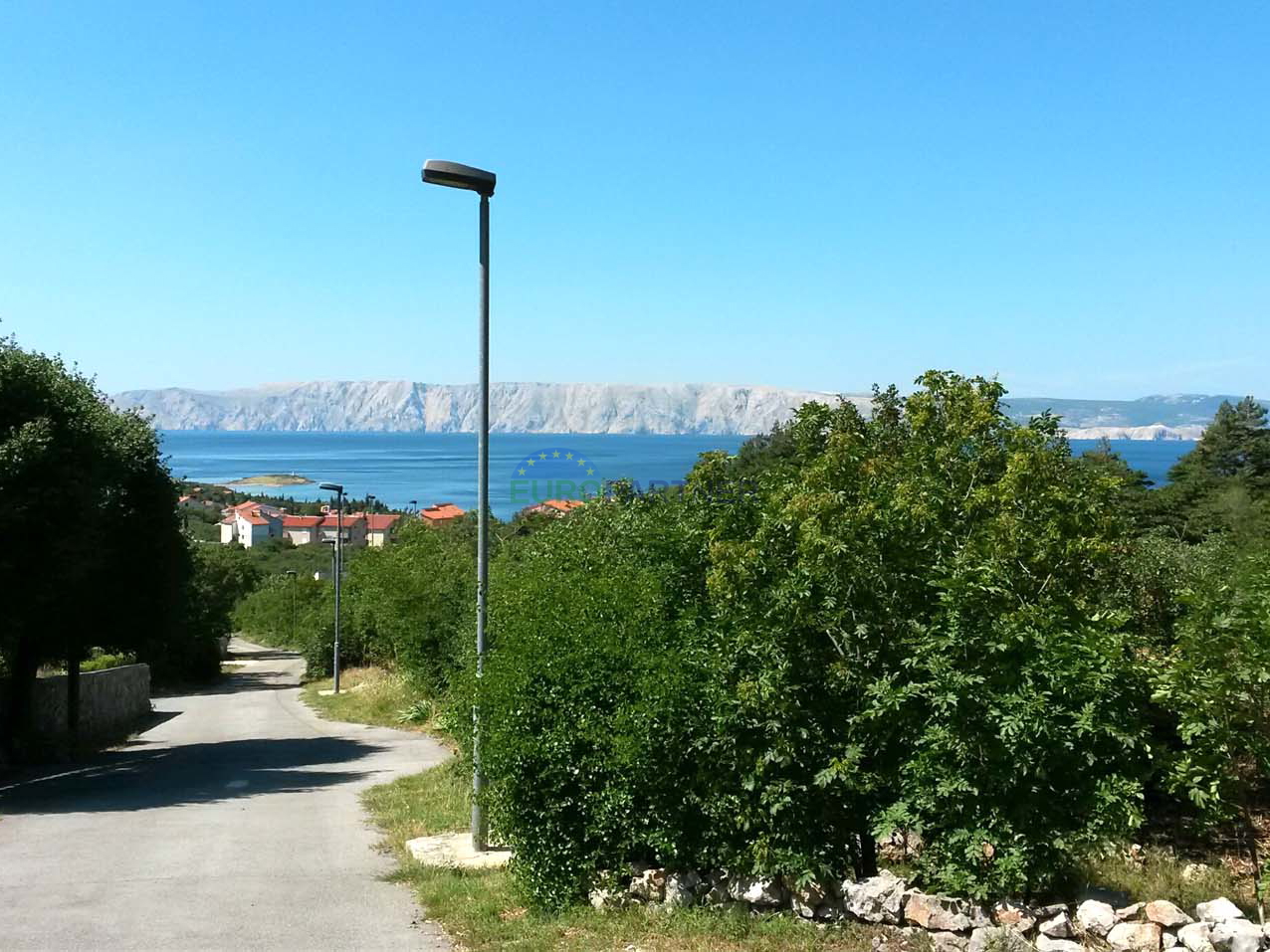 Zemljište na lijepoj lokaciji, pogled na more