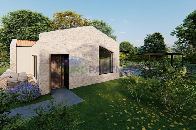 Ista, Poreč, moderna villetta al piano terra con piscina in zona tranquilla – possibilità di acquisto villa finita o solo terreno