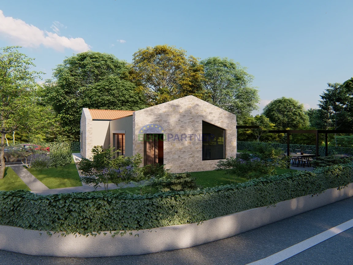 Ista, Poreč, moderna villetta al piano terra con piscina in zona tranquilla – possibilità di acquisto villa finita o solo terreno